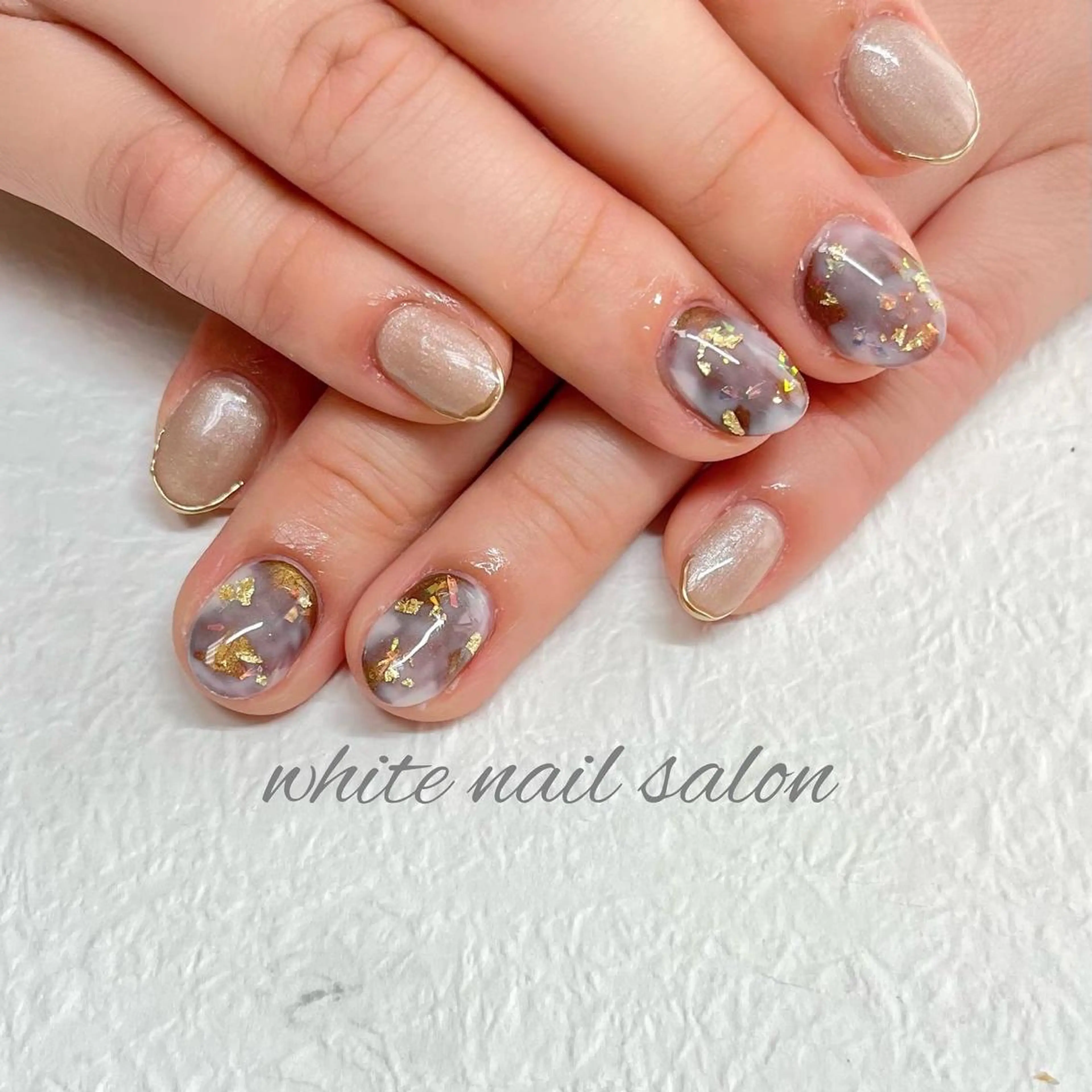 ネイル フットネイル ジェルネイル ハードジェル ラメ(グリッター) 持ち込み ハンドネイル white nail salonのネイルデザイン