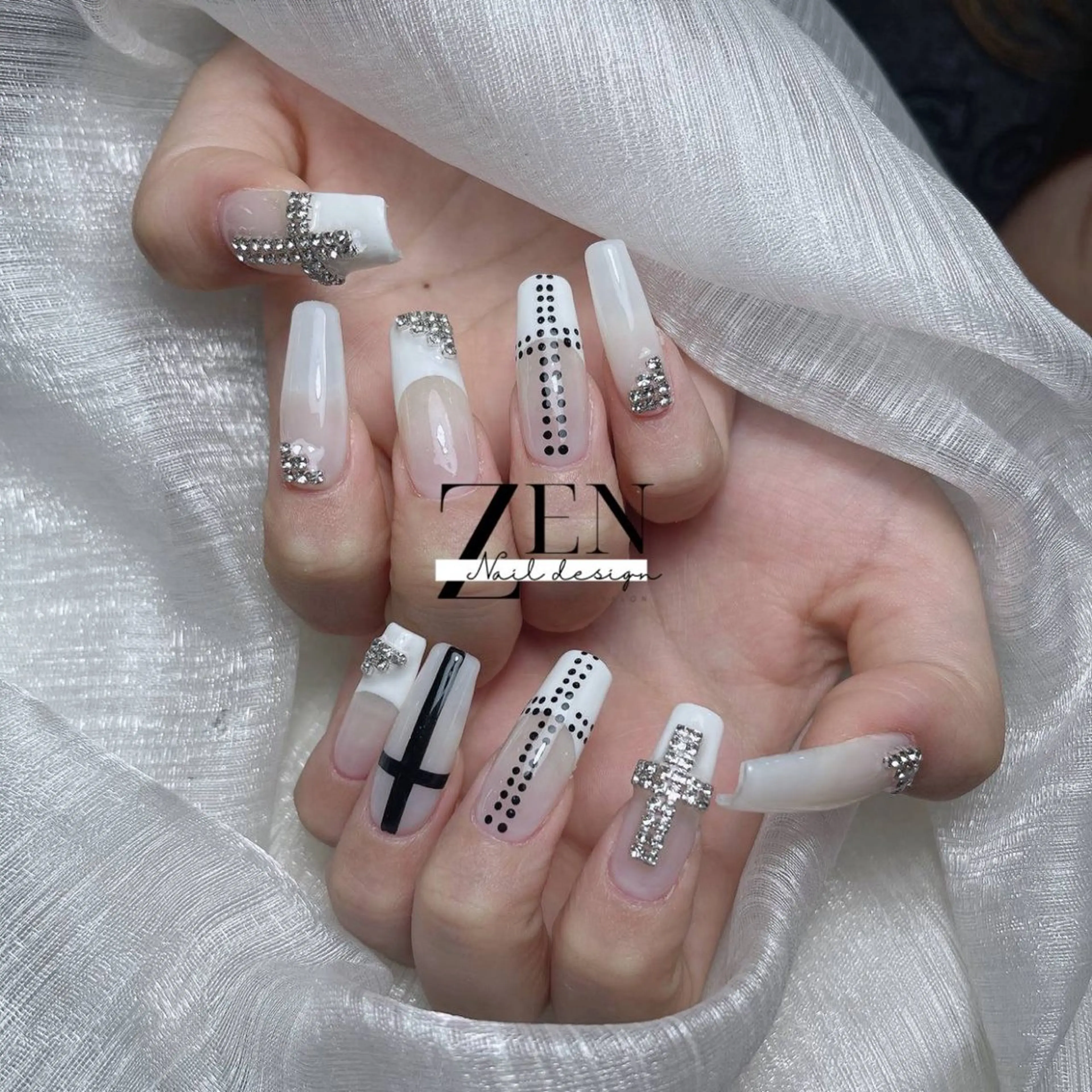 ネイル 持ち込み スカルプネイル ネイルチップ ハンドネイル Zen Nail Designのネイルデザイン