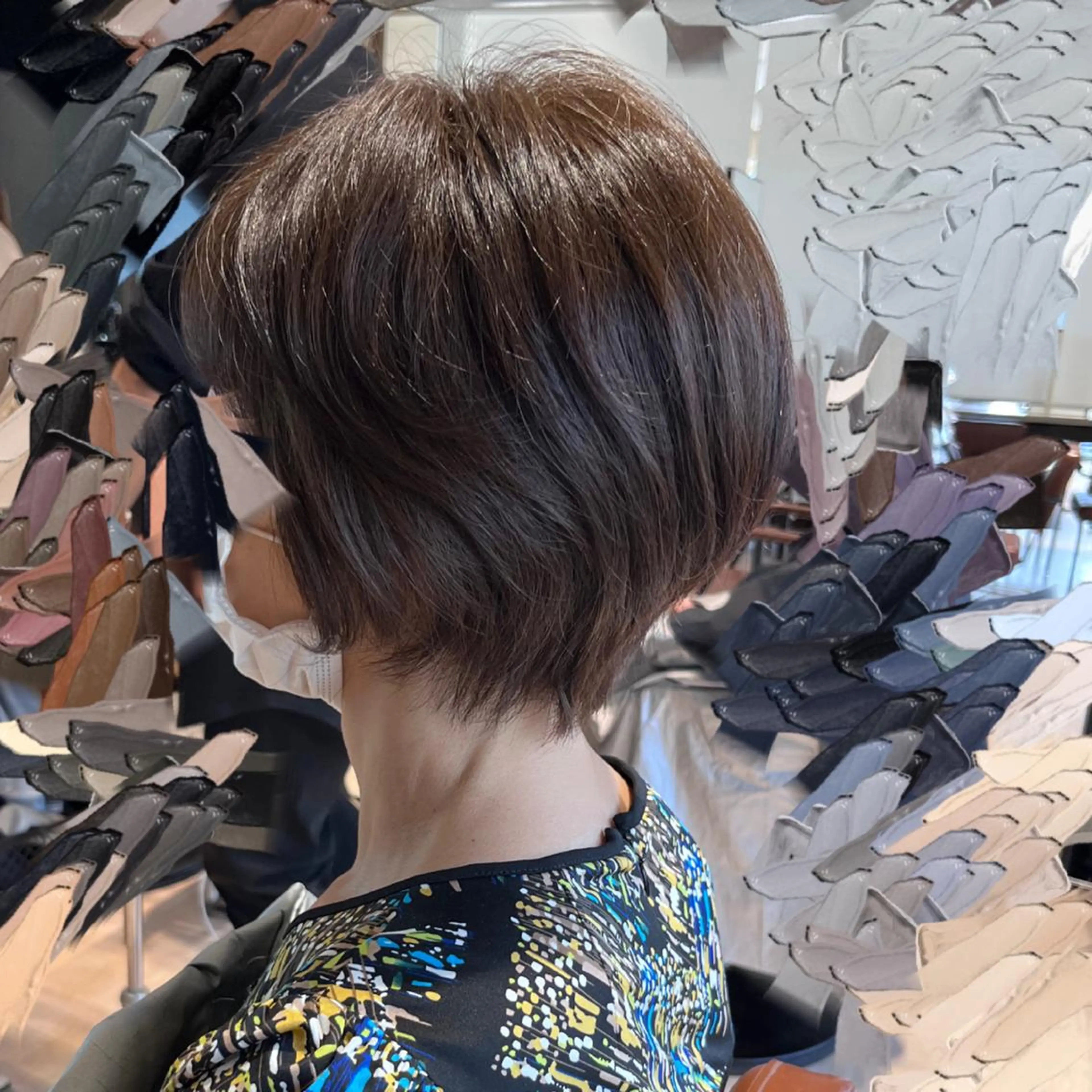 ショート くびれヘア ショートヘア 赤羽今日子/レイヤー /盛れる顔まわりのヘアスタイル