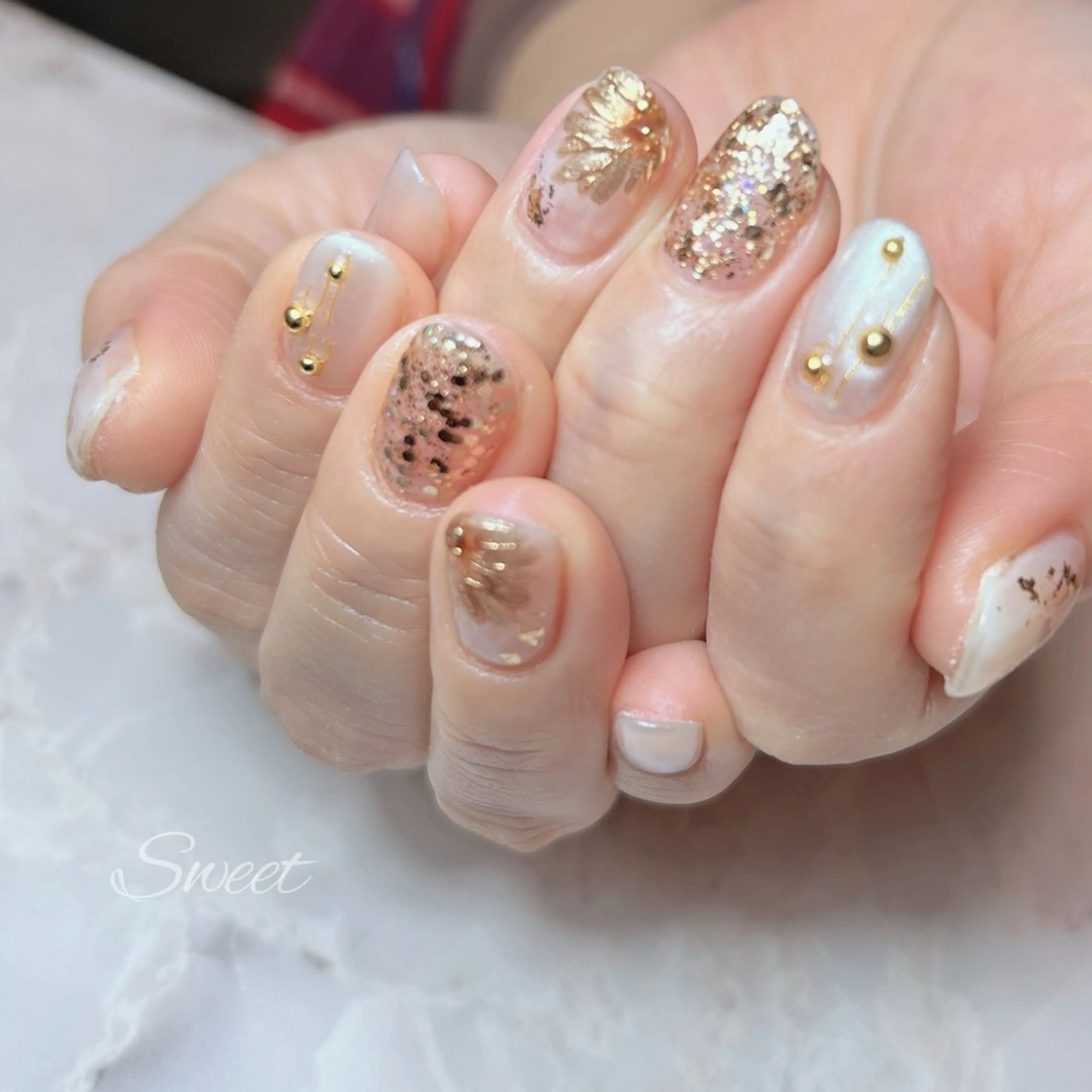 ネイル ハンドネイル sweet 仲野陽子のネイルデザイン