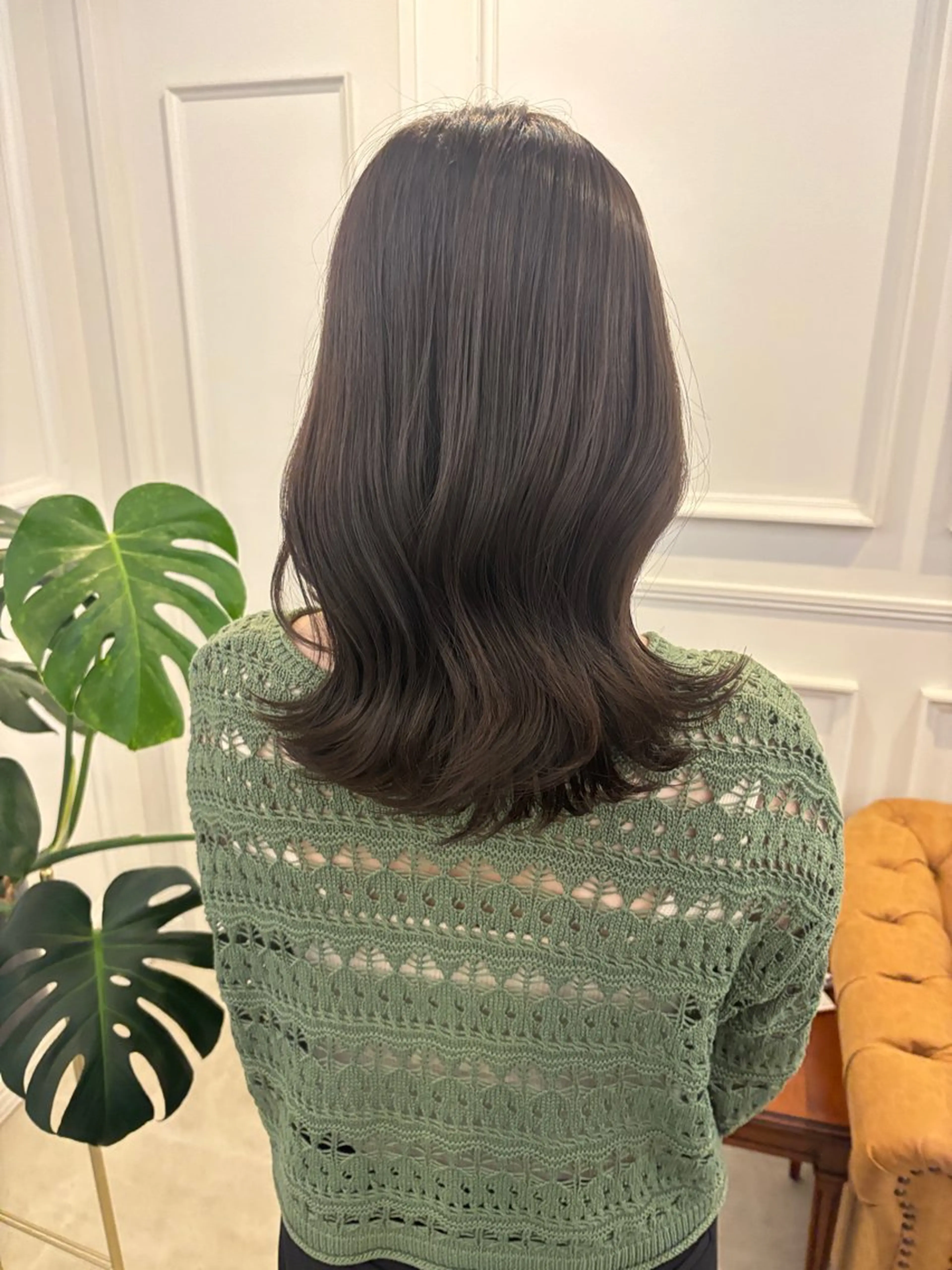 ミディアム カット ヘアカラー トリートメント HARUKA🐰 tocca天王寺のヘアスタイル