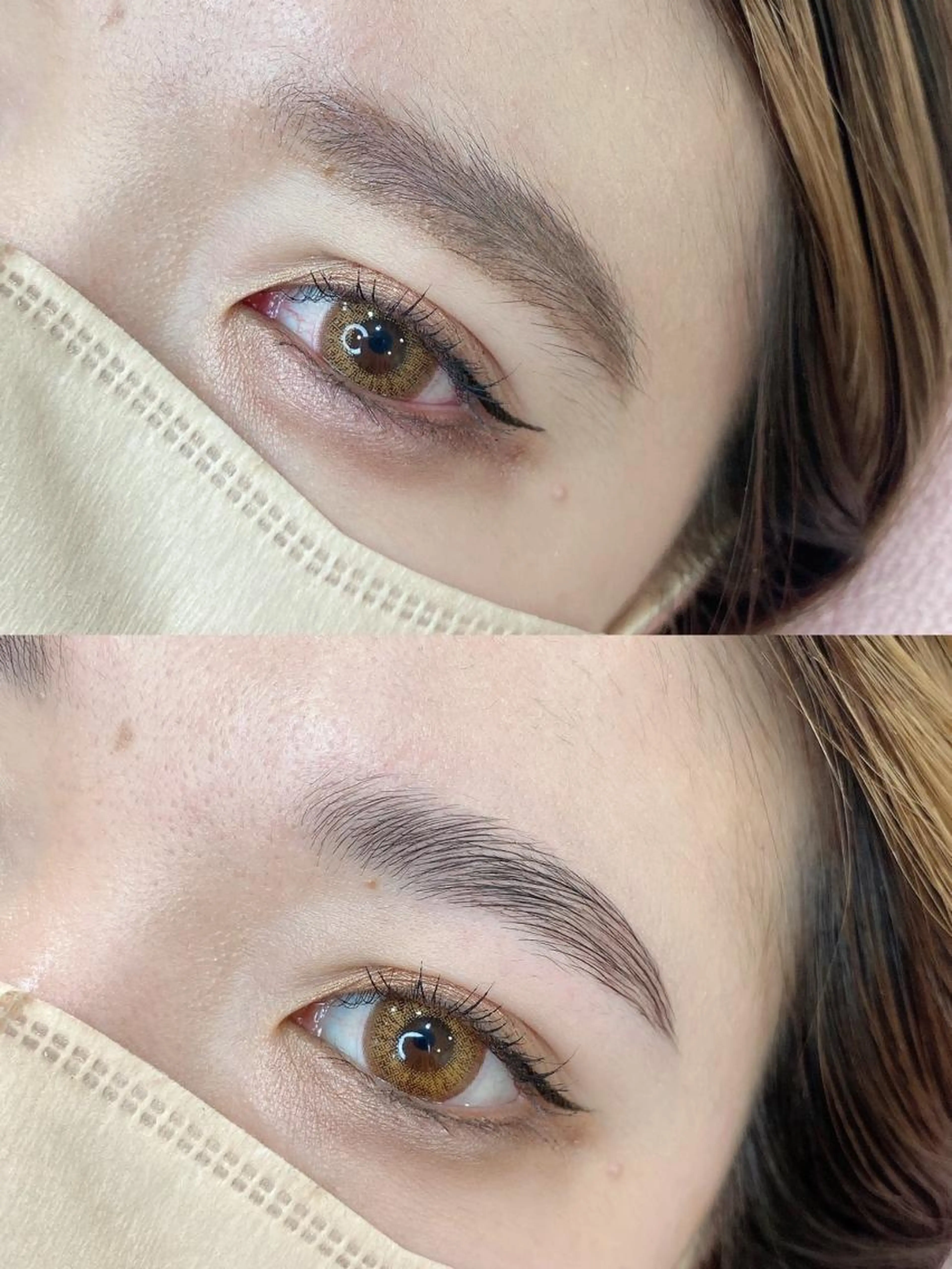 🎄 アイブロウ 眉ワックス カット 間引き セットメニュー✨の写真