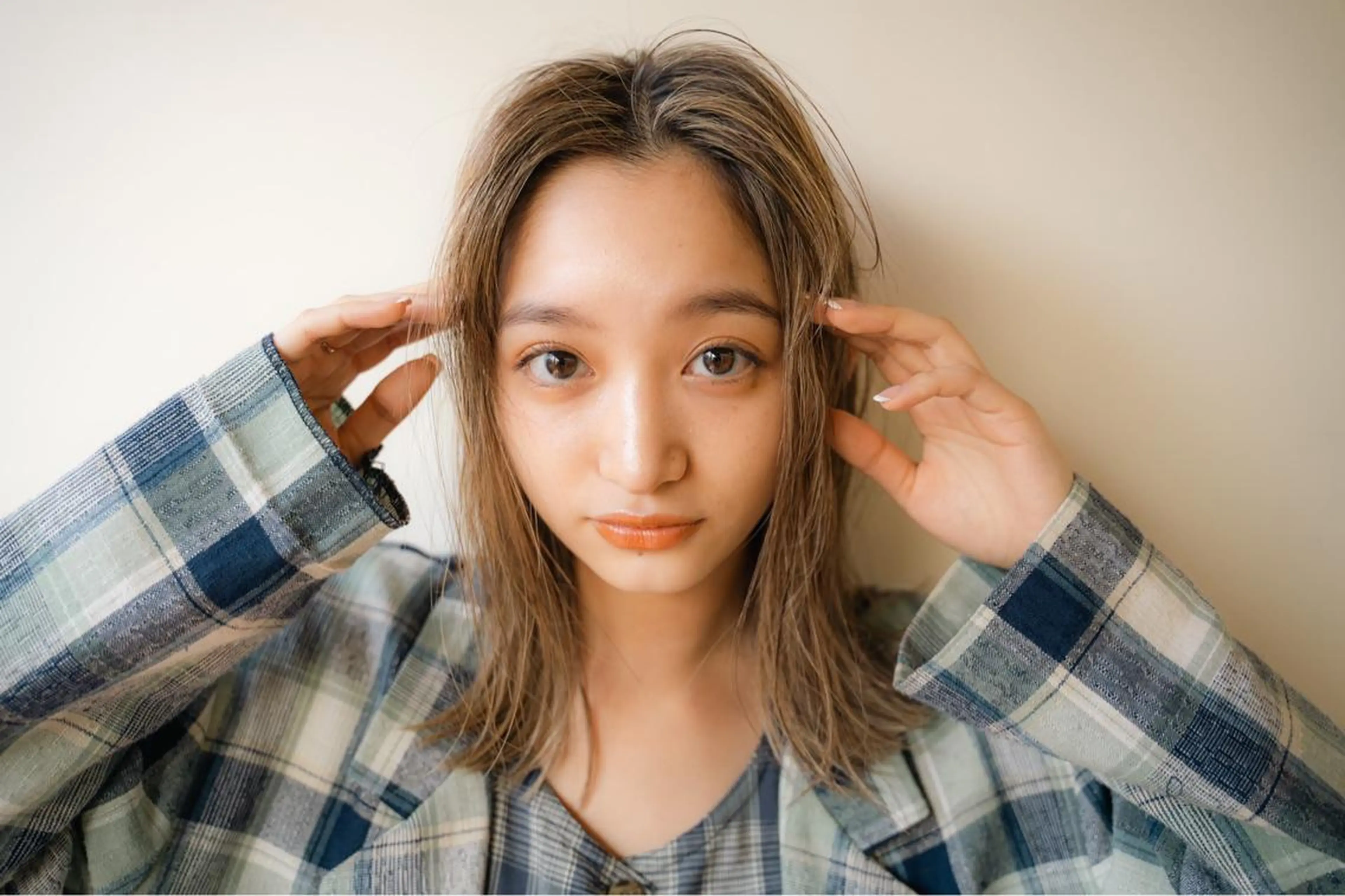 ミディアム カラー パーマ ヘアアレンジ ネイル マツエク・マツパ アイブロウ 当日予約OK!! メンズカット/カラーのヘアスタイル