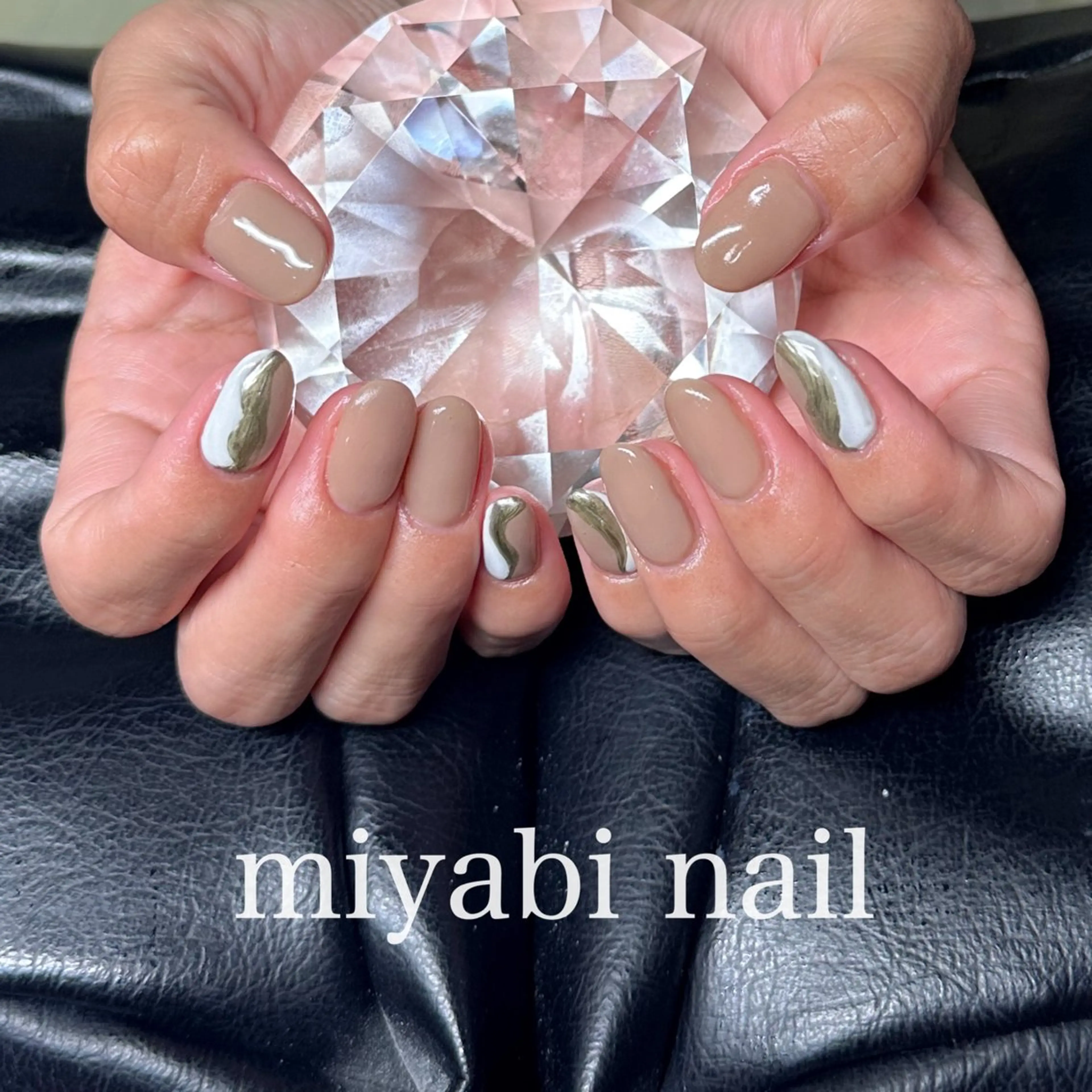 ネイル アートネイル ジェルネイル 持ち込み ニュアンスネイル オフィスネイル ハンドネイル miyabi nail 桂川駅近くのネイルデザイン