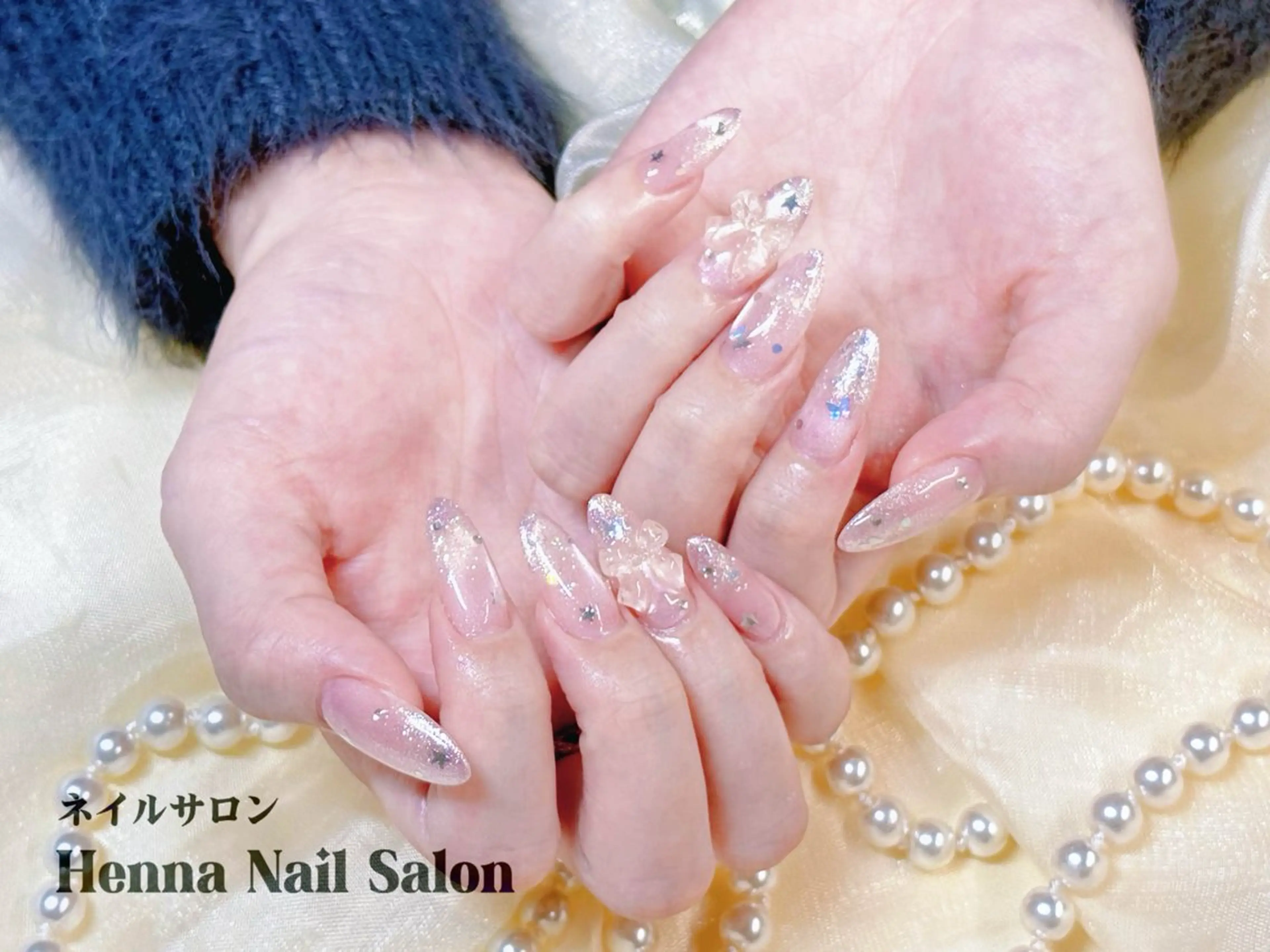 【ジェル】特別日コース　カウンセリング付き　長さ出し追加2200円の写真