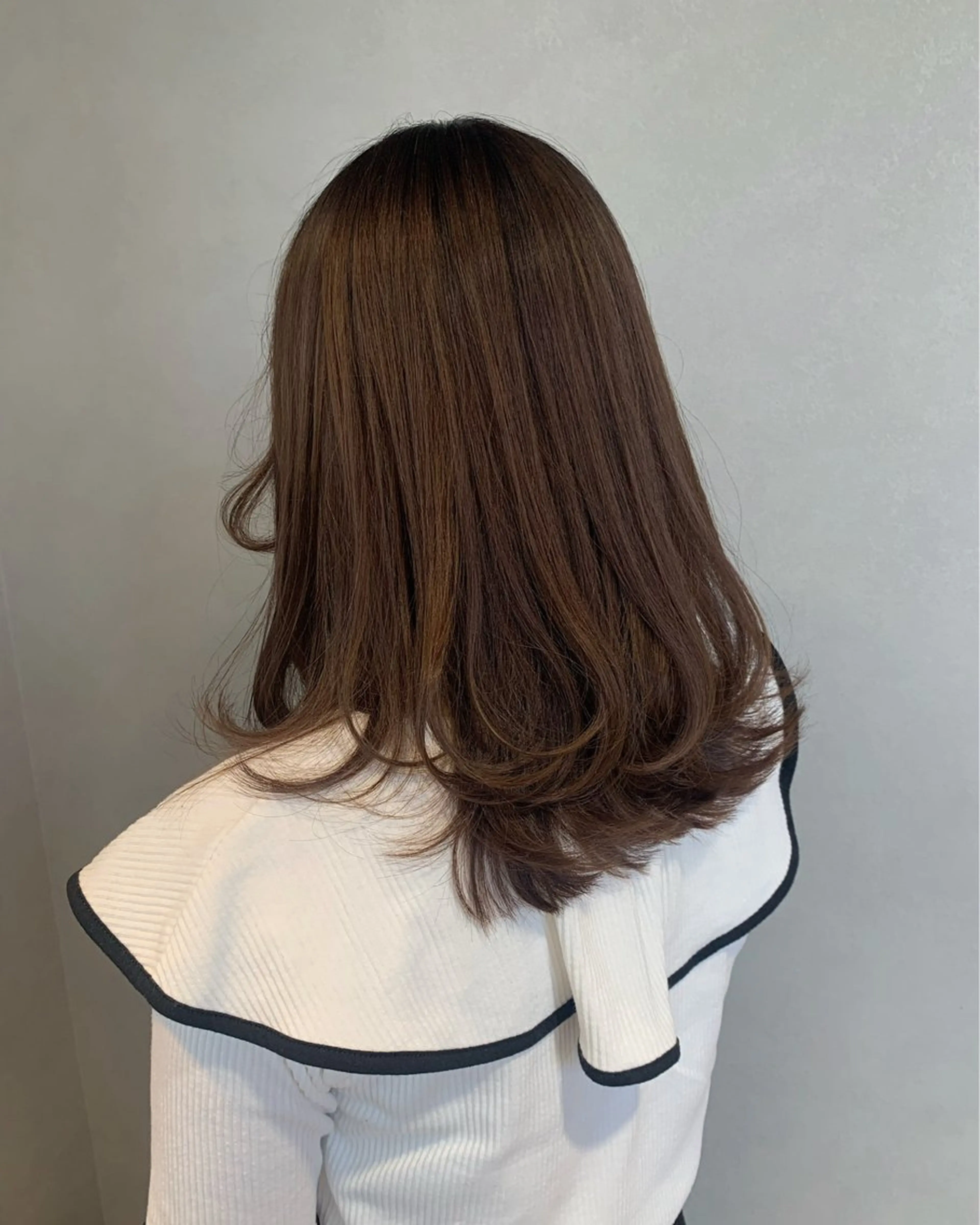 ミディアム 門野 優羽のヘアスタイル