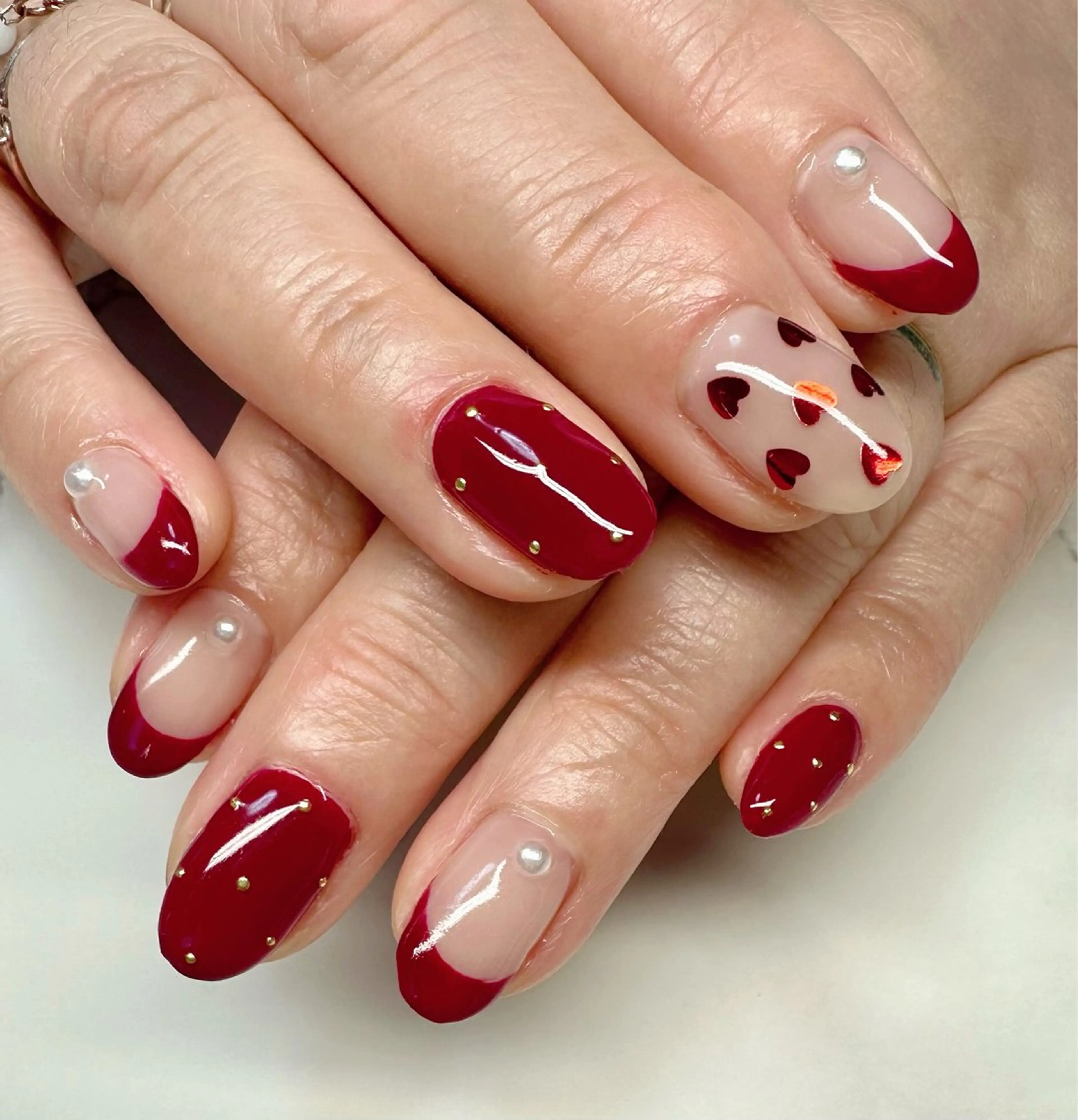 ネイル アートネイル チークネイル キラキラネイル ラメ(グリッター) マグネットネイル M.N_ nailのネイルデザイン