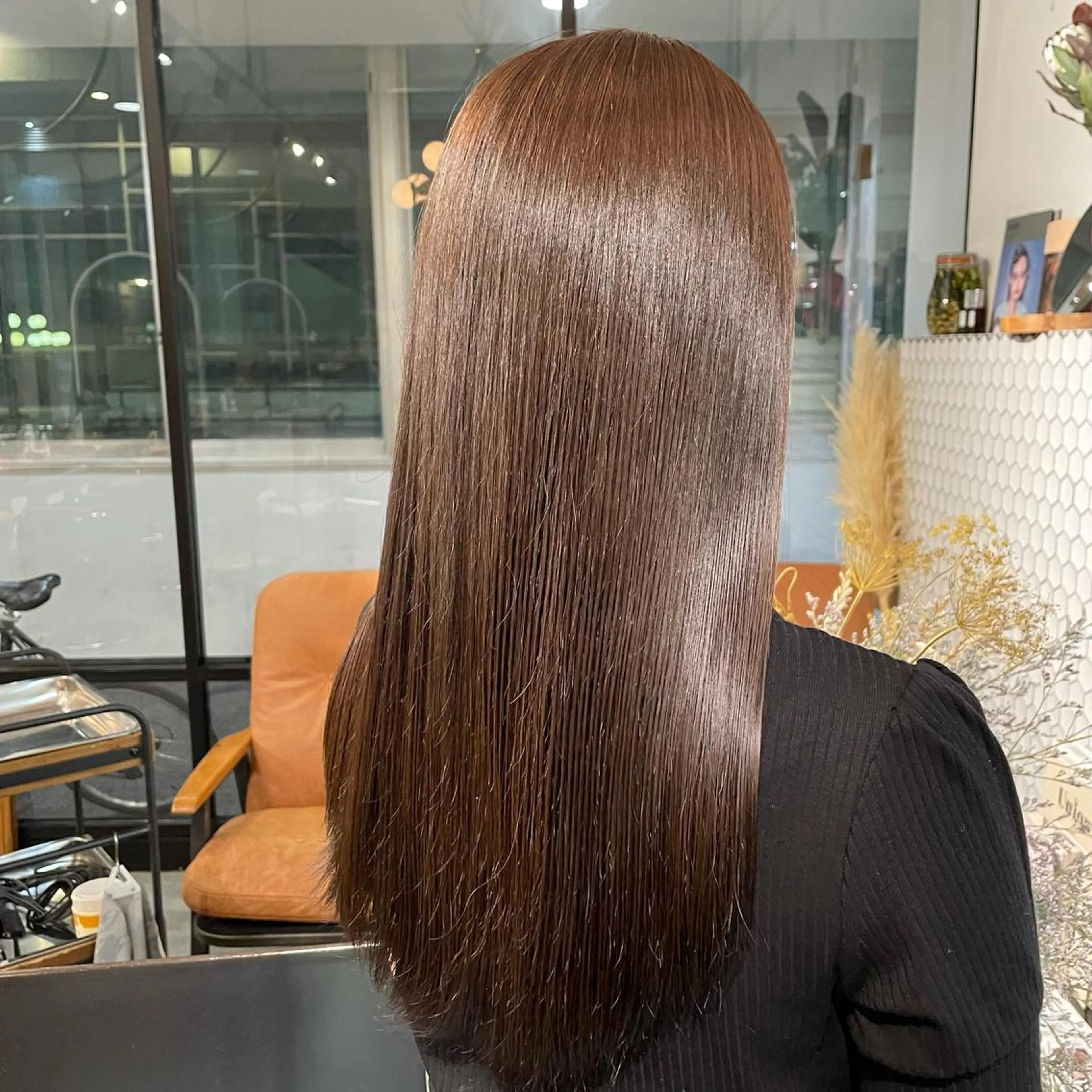 カラー 市川 蘭のヘアスタイル