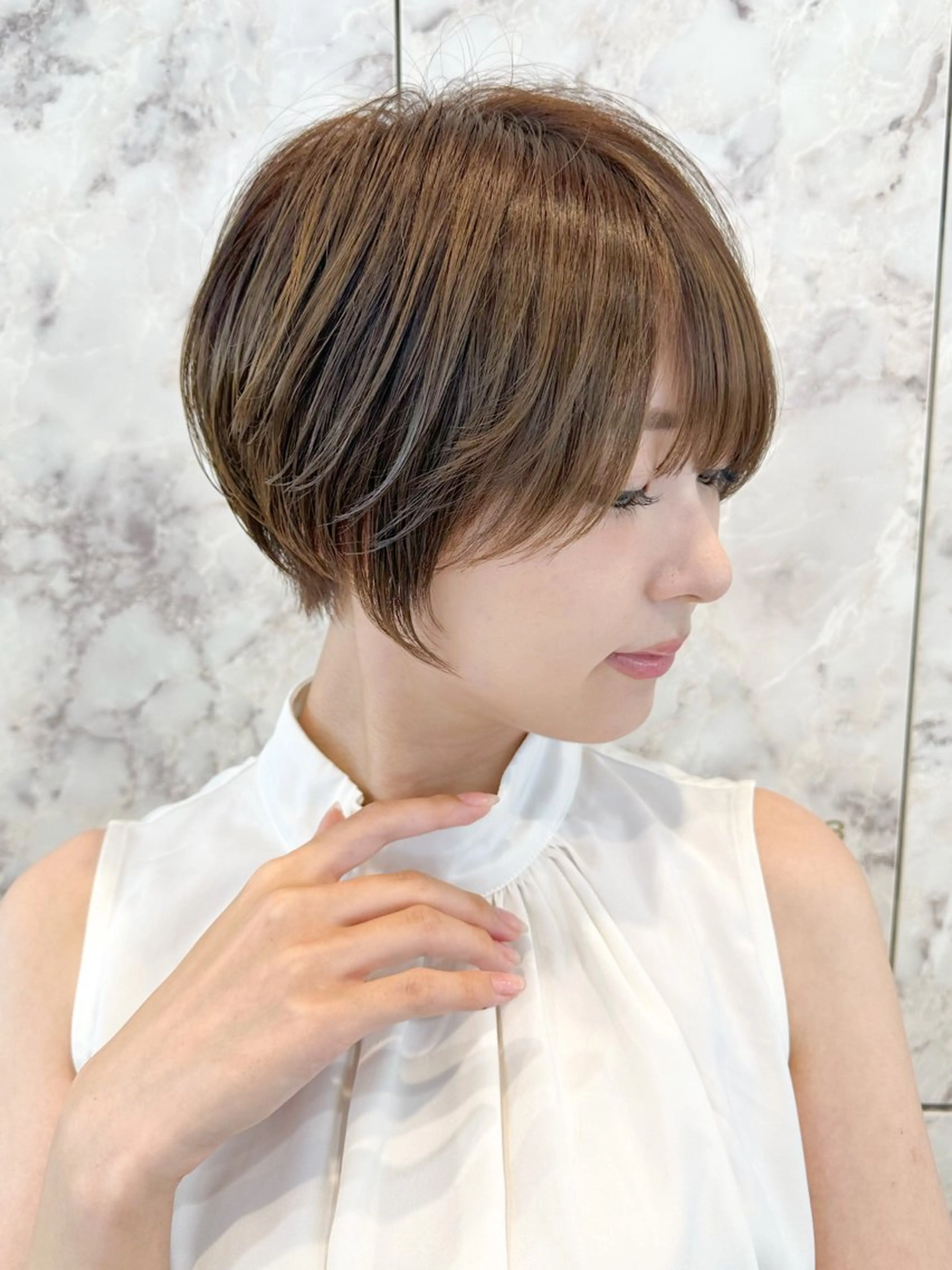ショート カラー パーマ ヘアアレンジ メンズ カット ヘアカラー トリートメント 新宿/髪質改善/艶髪 韓国ヘア/大重聖斗のヘアスタイル