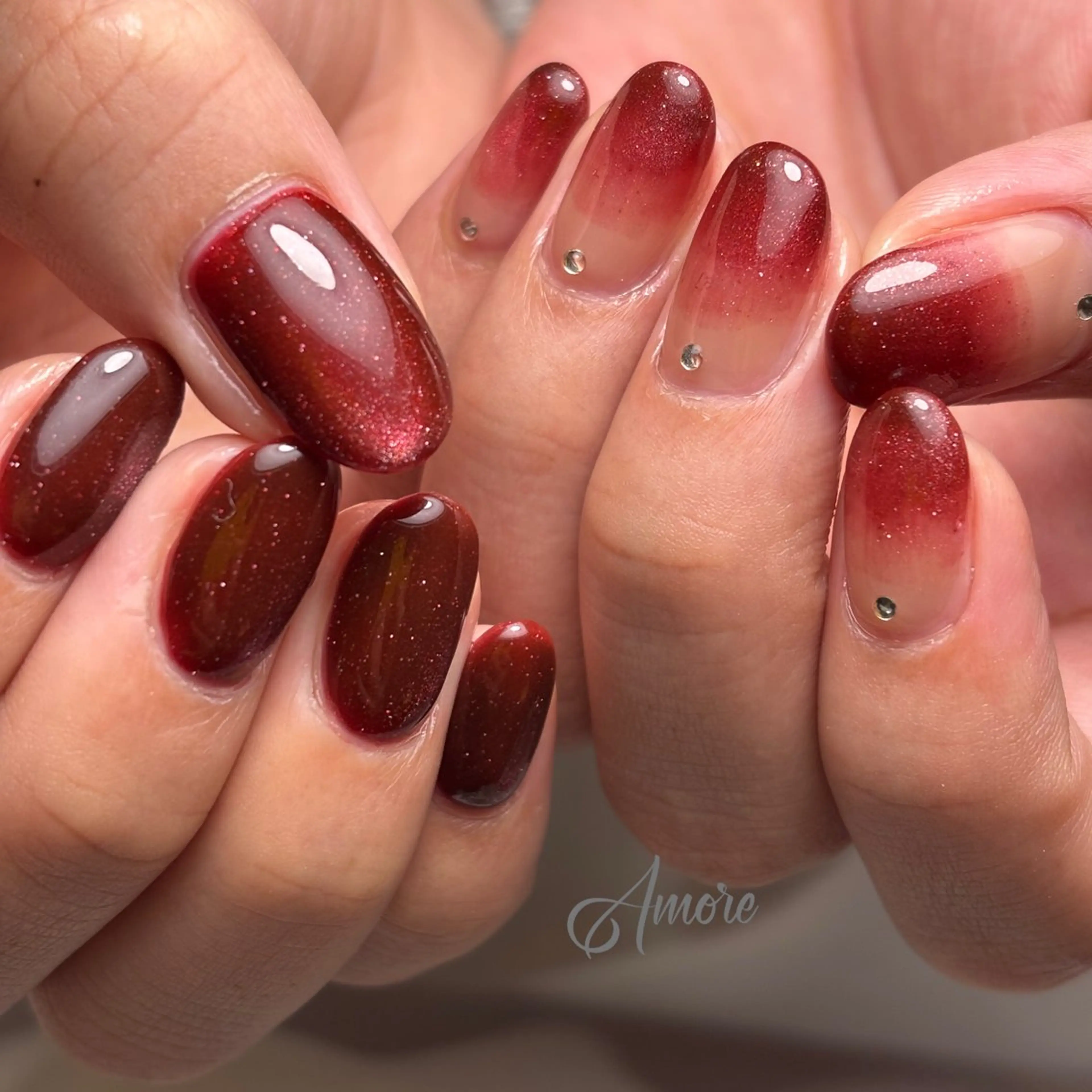 ネイル 桜ネイル ジェルネイル グラデーション キラキラネイル 韓国ネイル You kyehwaのネイルデザイン