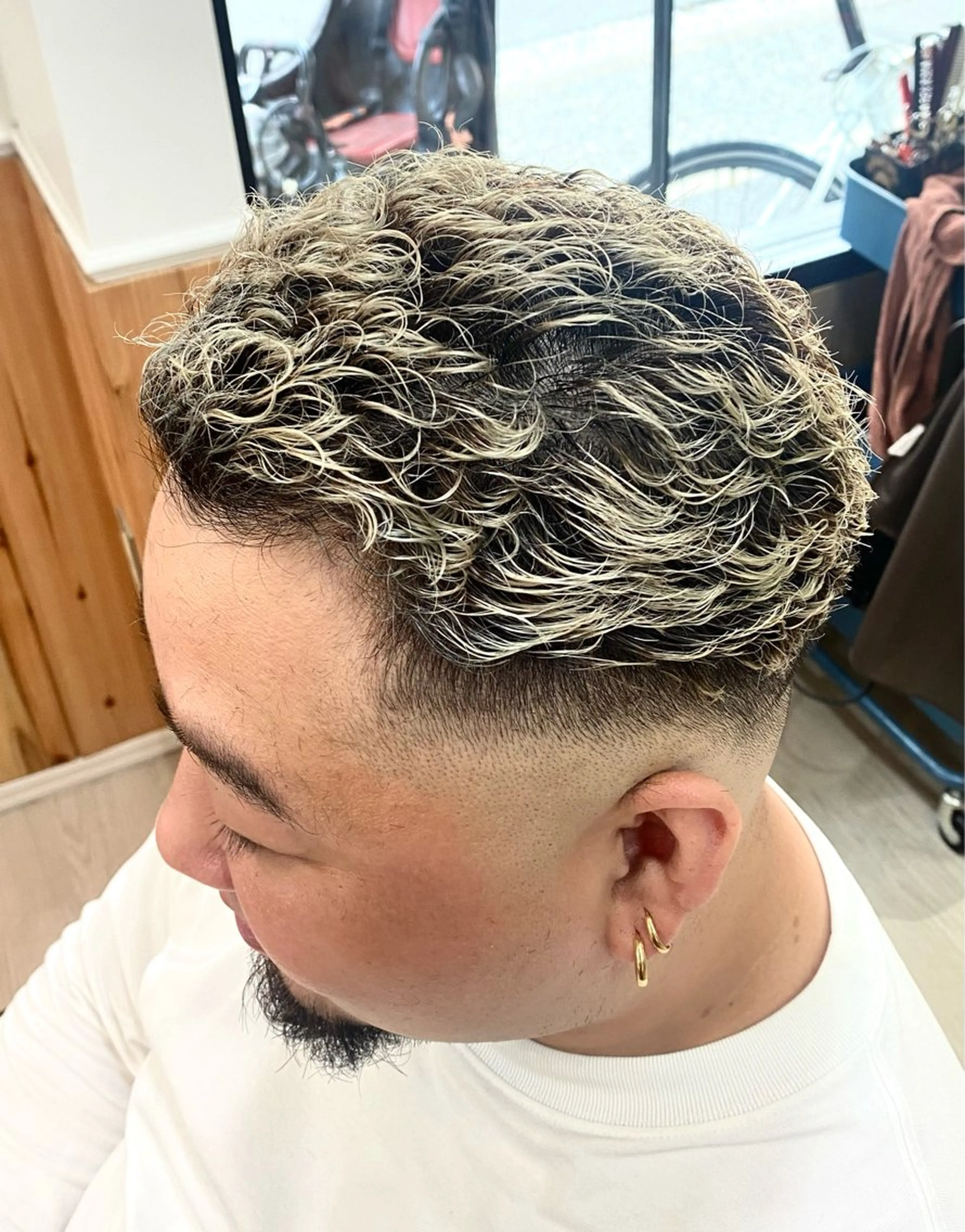 ショート カラー パーマ メンズ Lumi上大岡所属・縮毛矯正/カラー/ 似合わせ/JUNのヘアスタイル