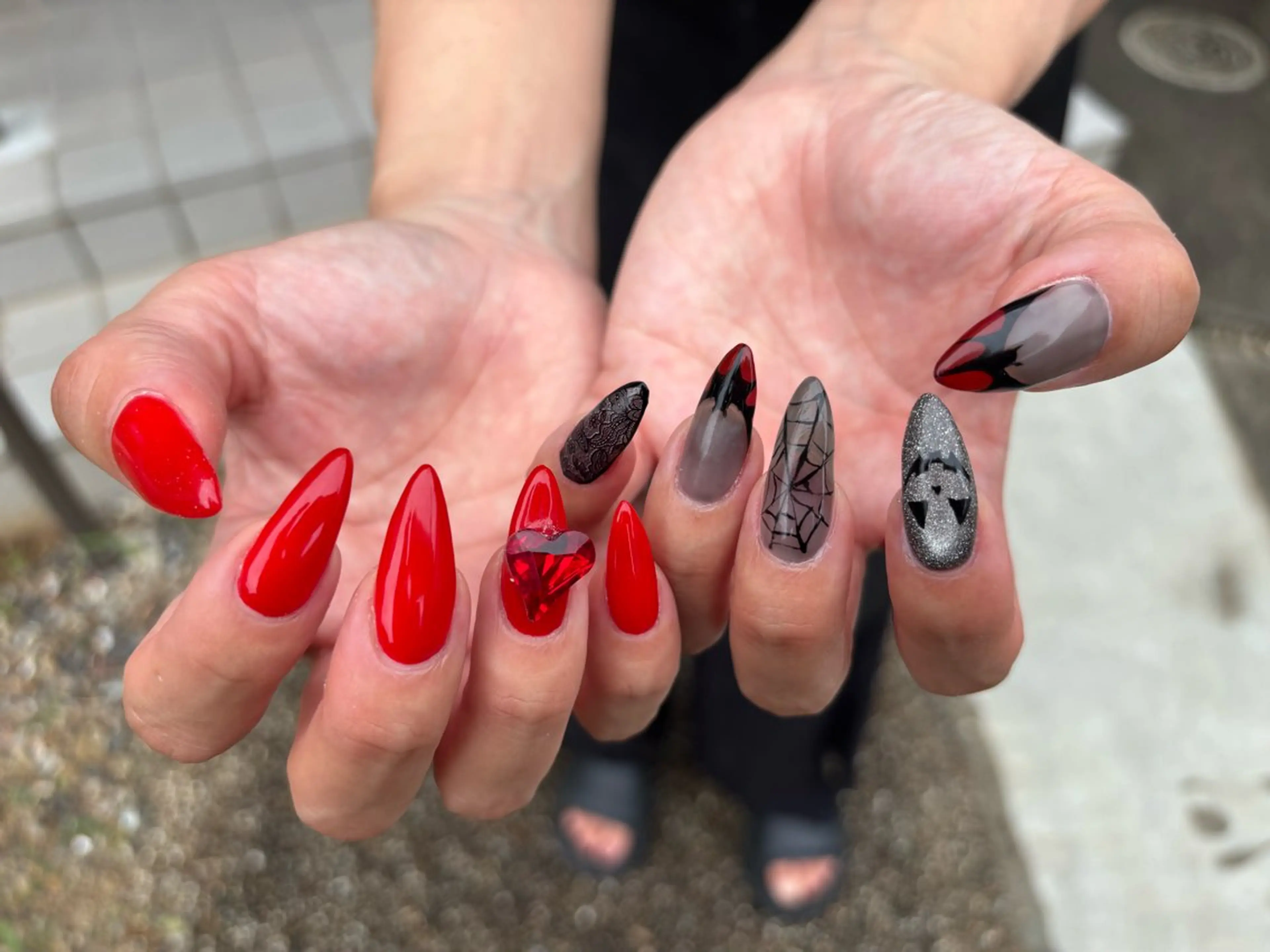 ネイル アートネイル ハロウィン 門真市ネイルサロン♡ KUMI.HANAのネイルデザイン