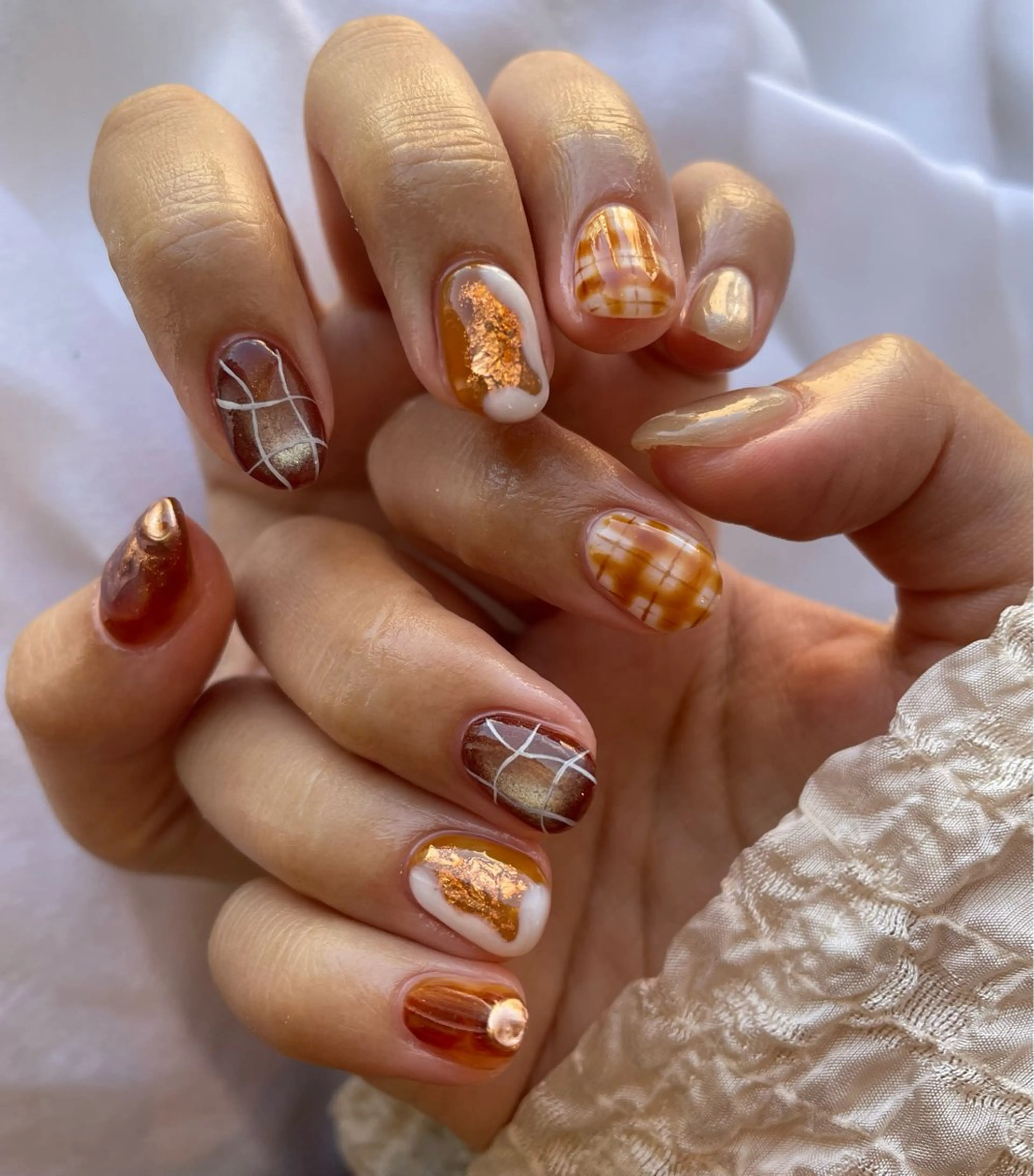 ネイル ハンドネイル ネイリスト ❄️ユキ(店長)❄️のネイルデザイン