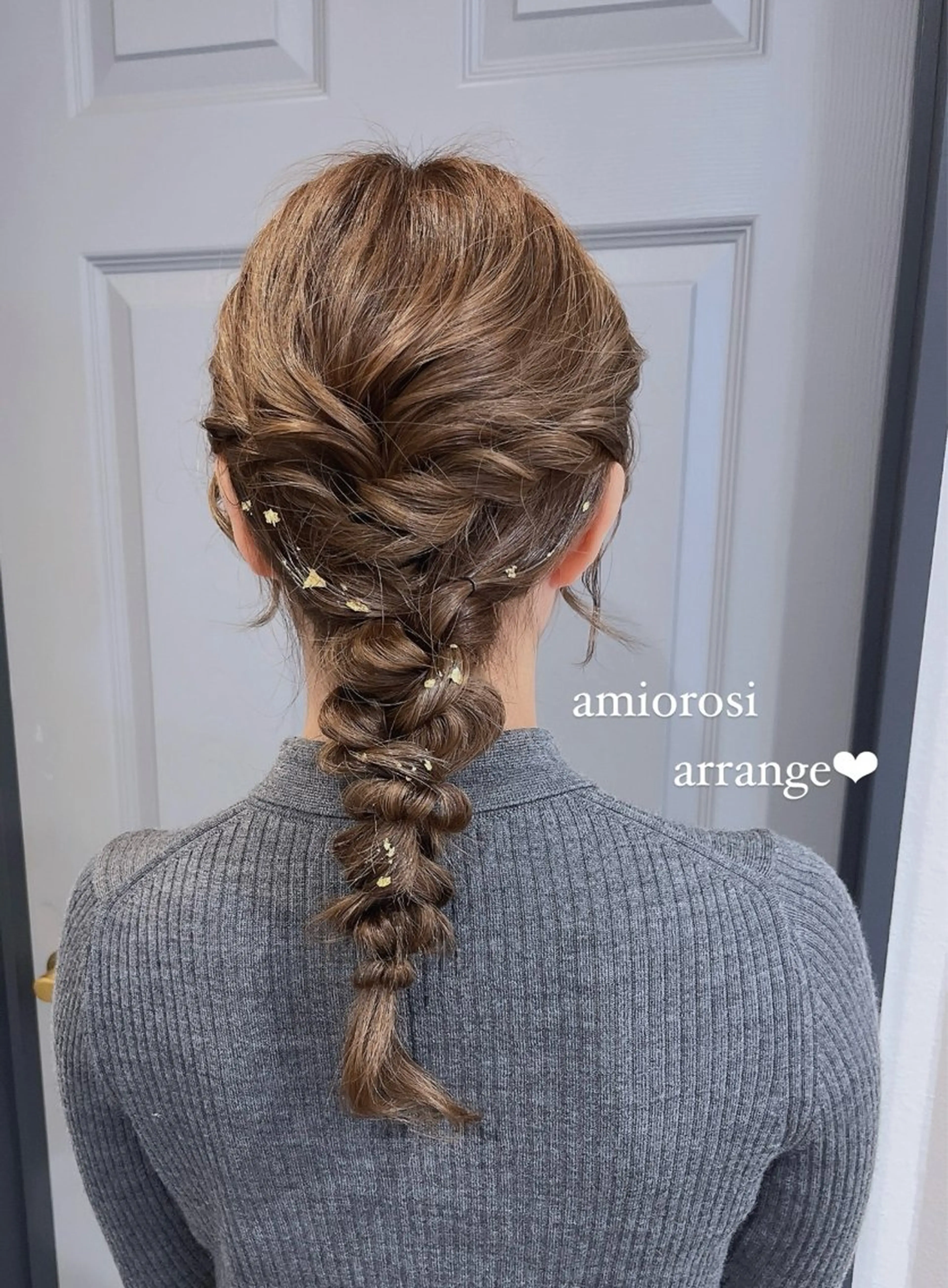 セミロング ヘアセット 緒方 つばさのヘアスタイル