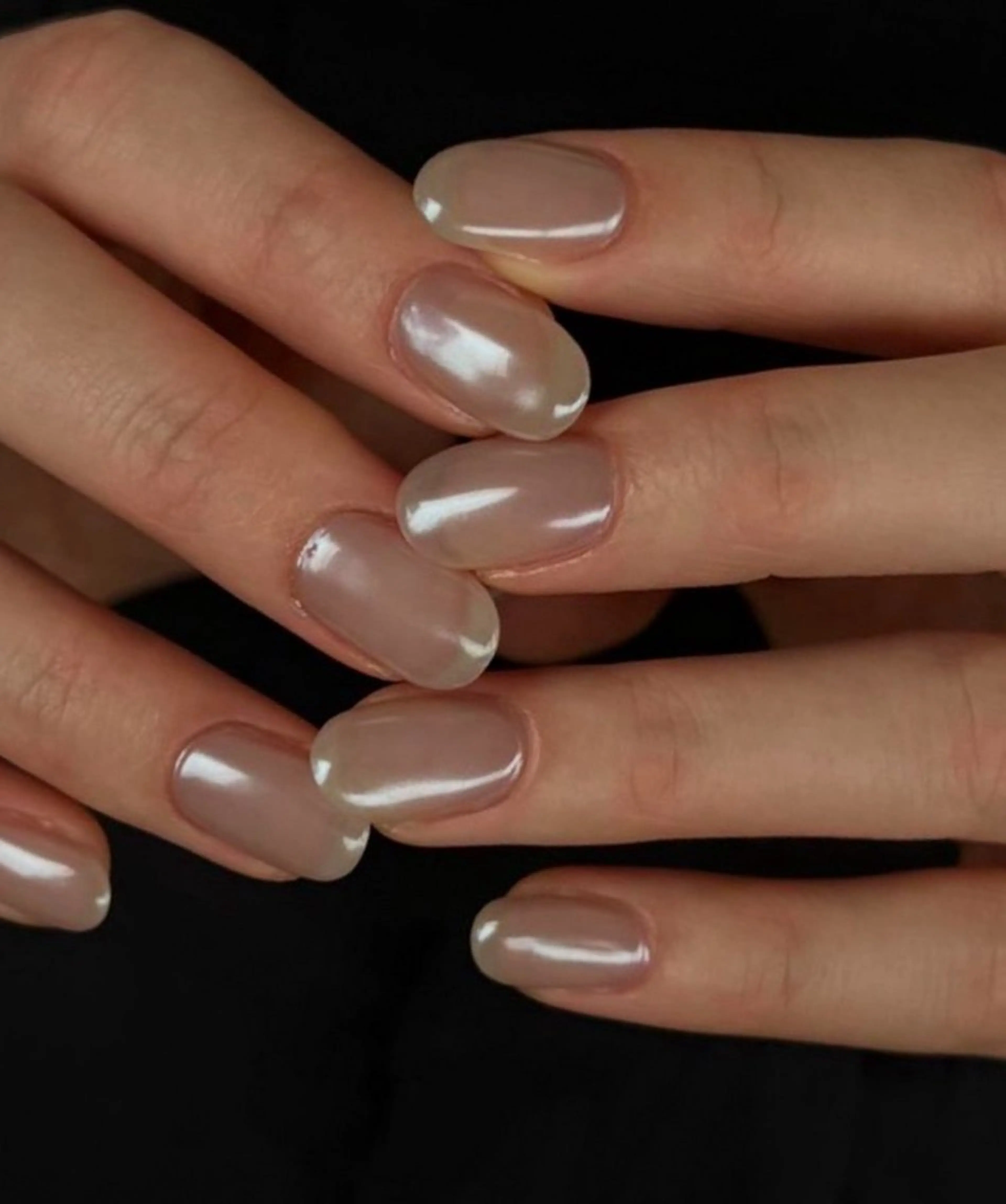 ネイル ジェルネイル ワンカラーネイル ショートネイル ハンドネイル tamu nail 　金町のネイルデザイン