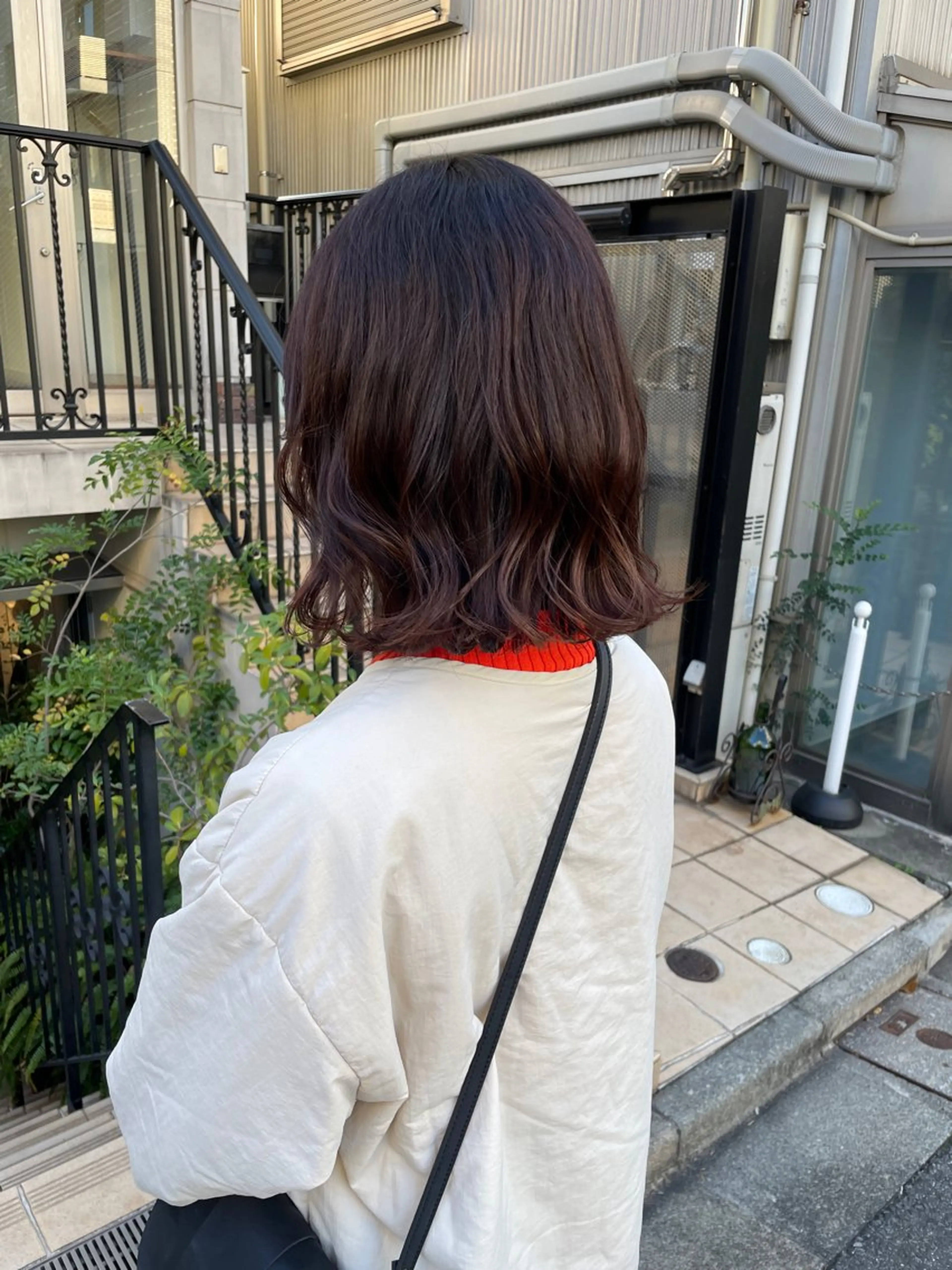 ミディアム カラー カット ヘアカラー 似合わせモテヘア Akari🦢🖤のヘアスタイル