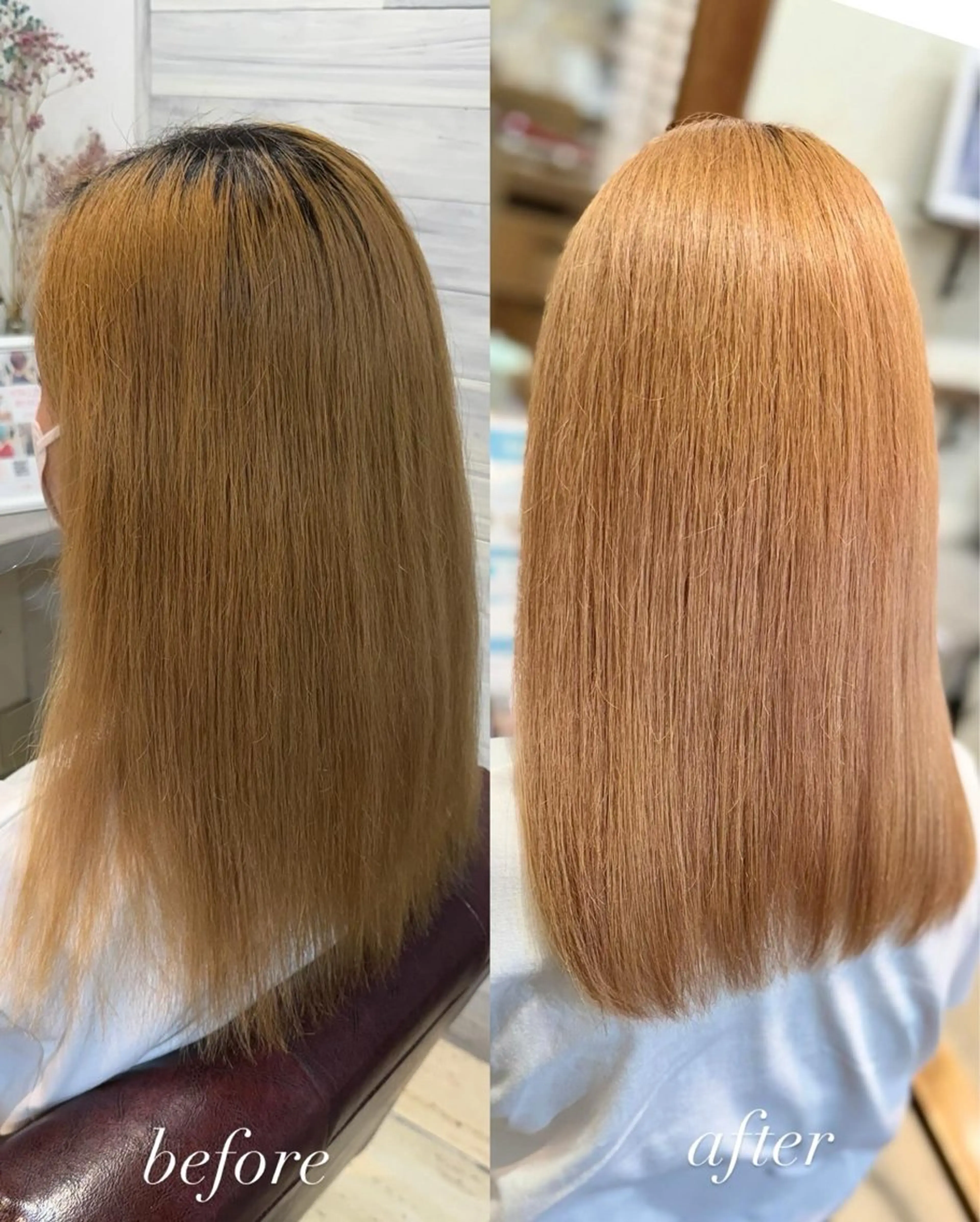 セミロング カラー ヘアカラー LAURA＆RO所属・LAURA &RO 🫧はるか🫧のヘアスタイル