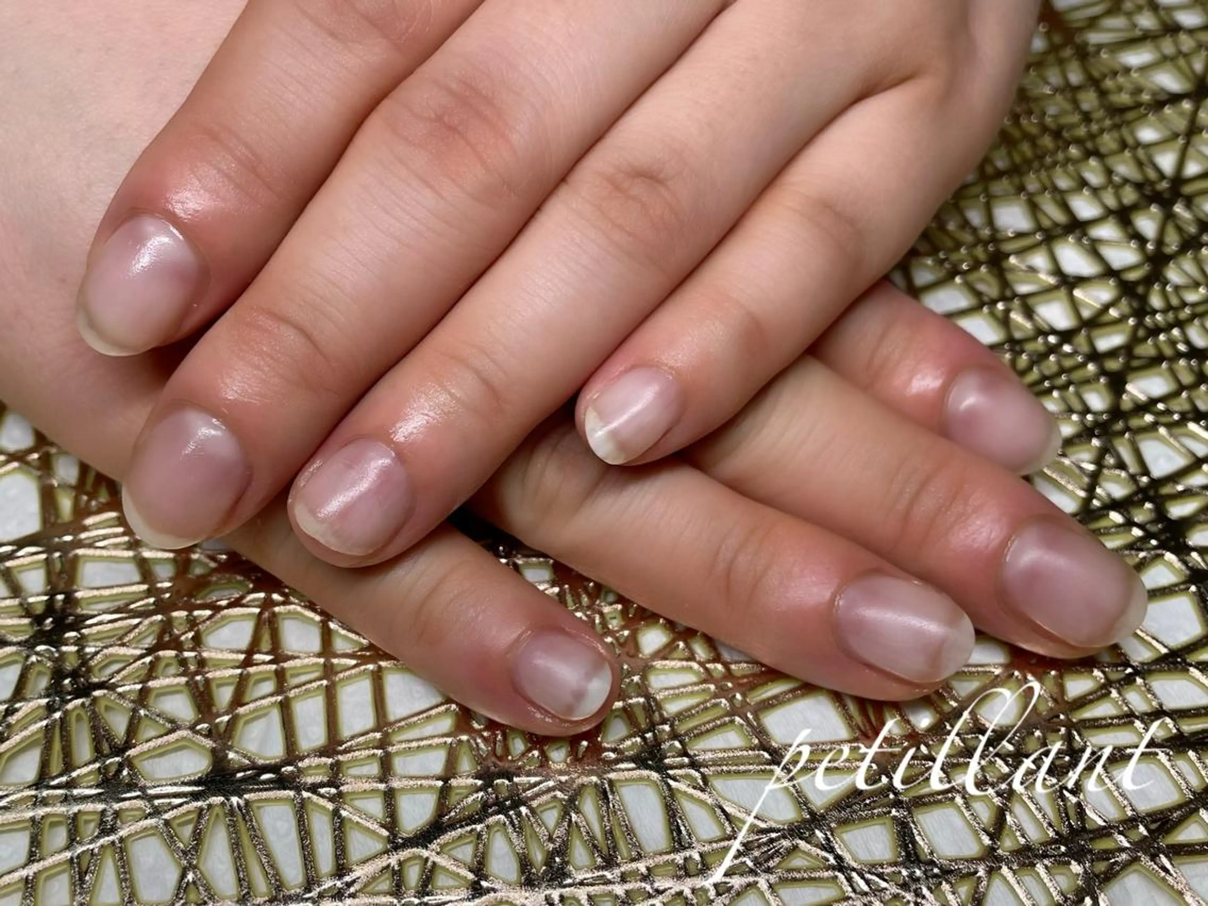 ネイル クリアネイル 長さ出し マットネイル ハンドネイル ハンドケア petillant所属・nail salon petillantのネイルデザイン