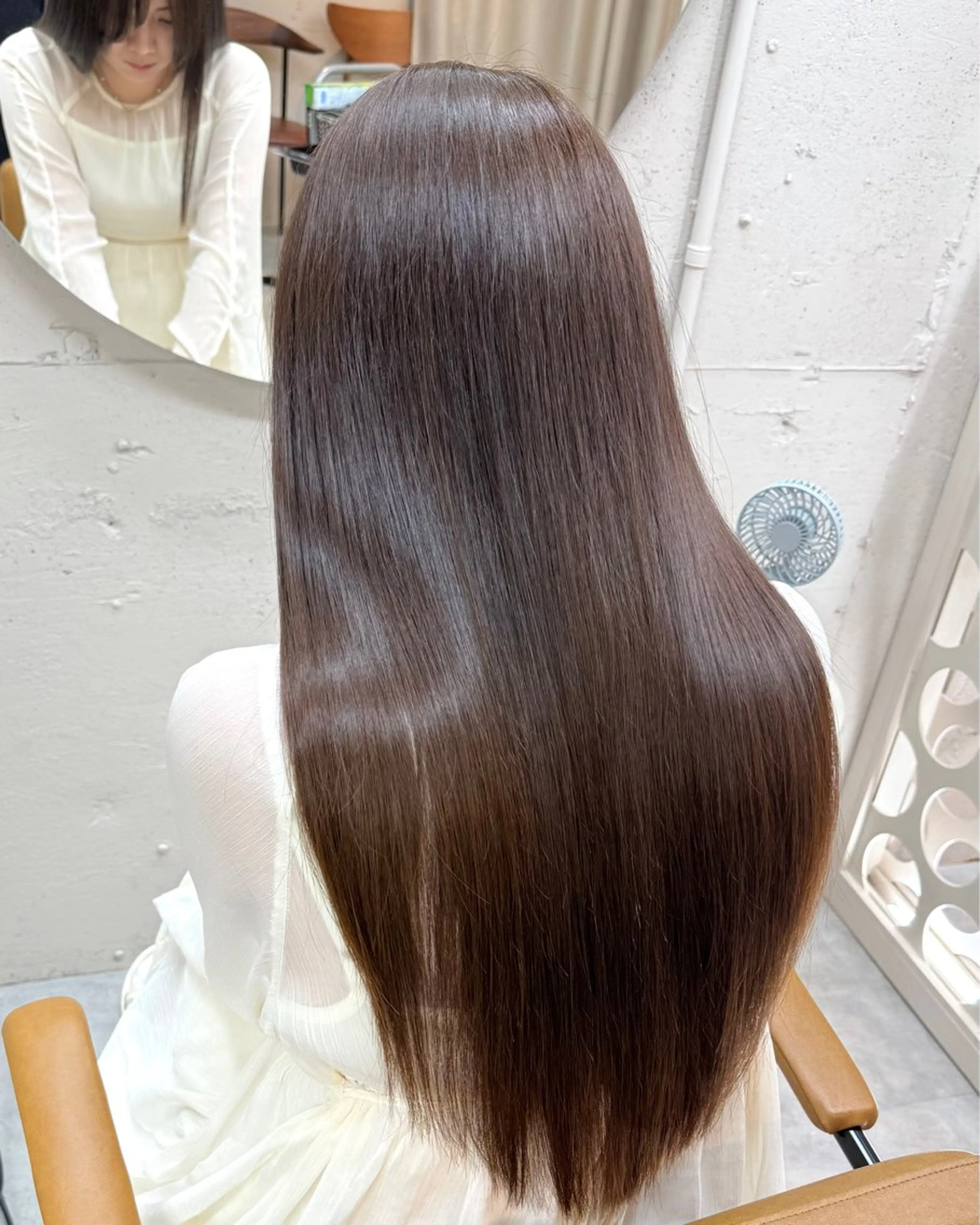 ロング カラー 縮毛矯正 トリートメント inq名駅所属・今池/艶髪 髪質改善🦋柿下のヘアスタイル