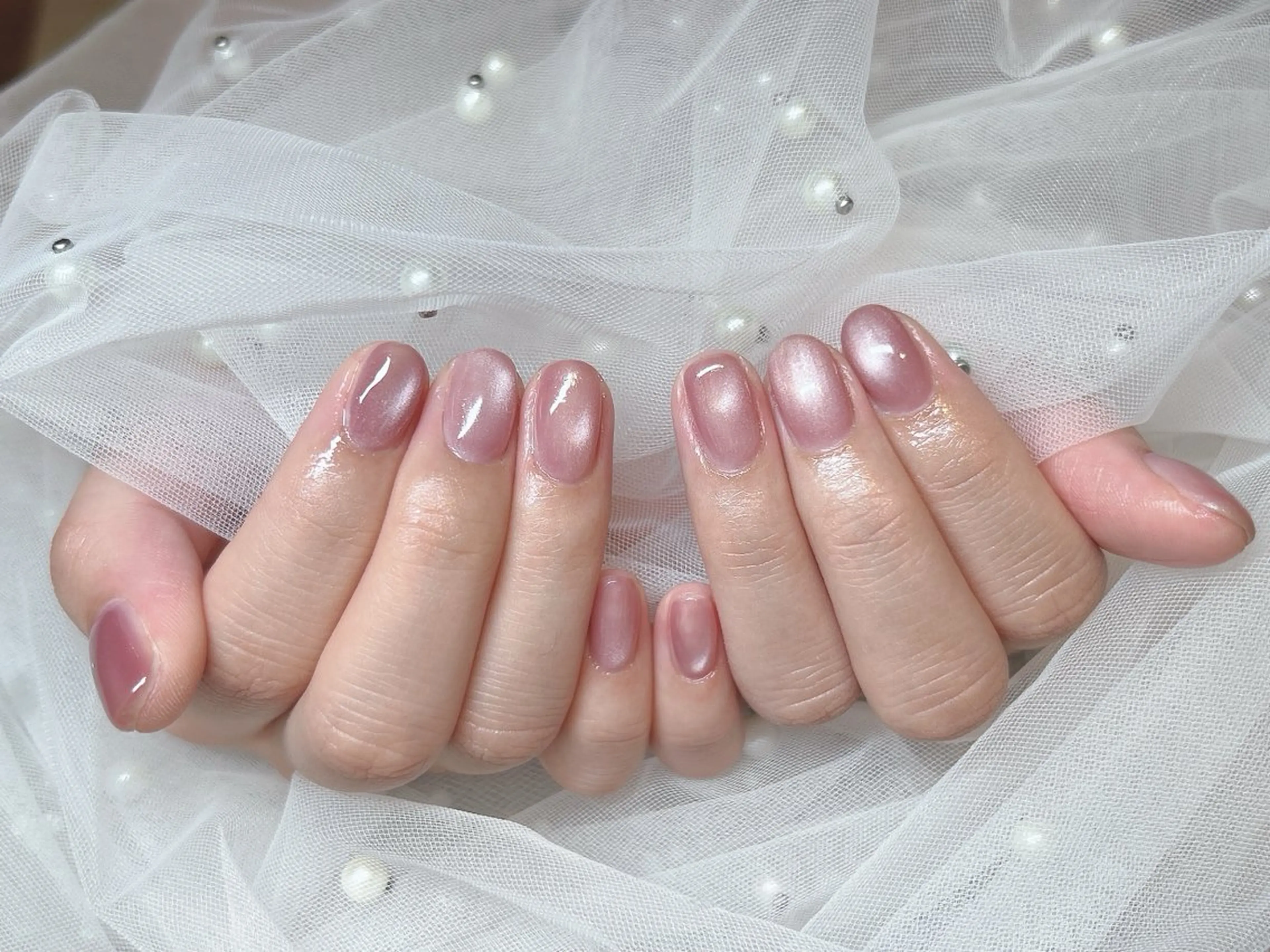 ネイル マグネットネイル ハンドネイル Nail Salon Miyabi所属・当日予約OK🫶🏻 Mai *のネイルデザイン