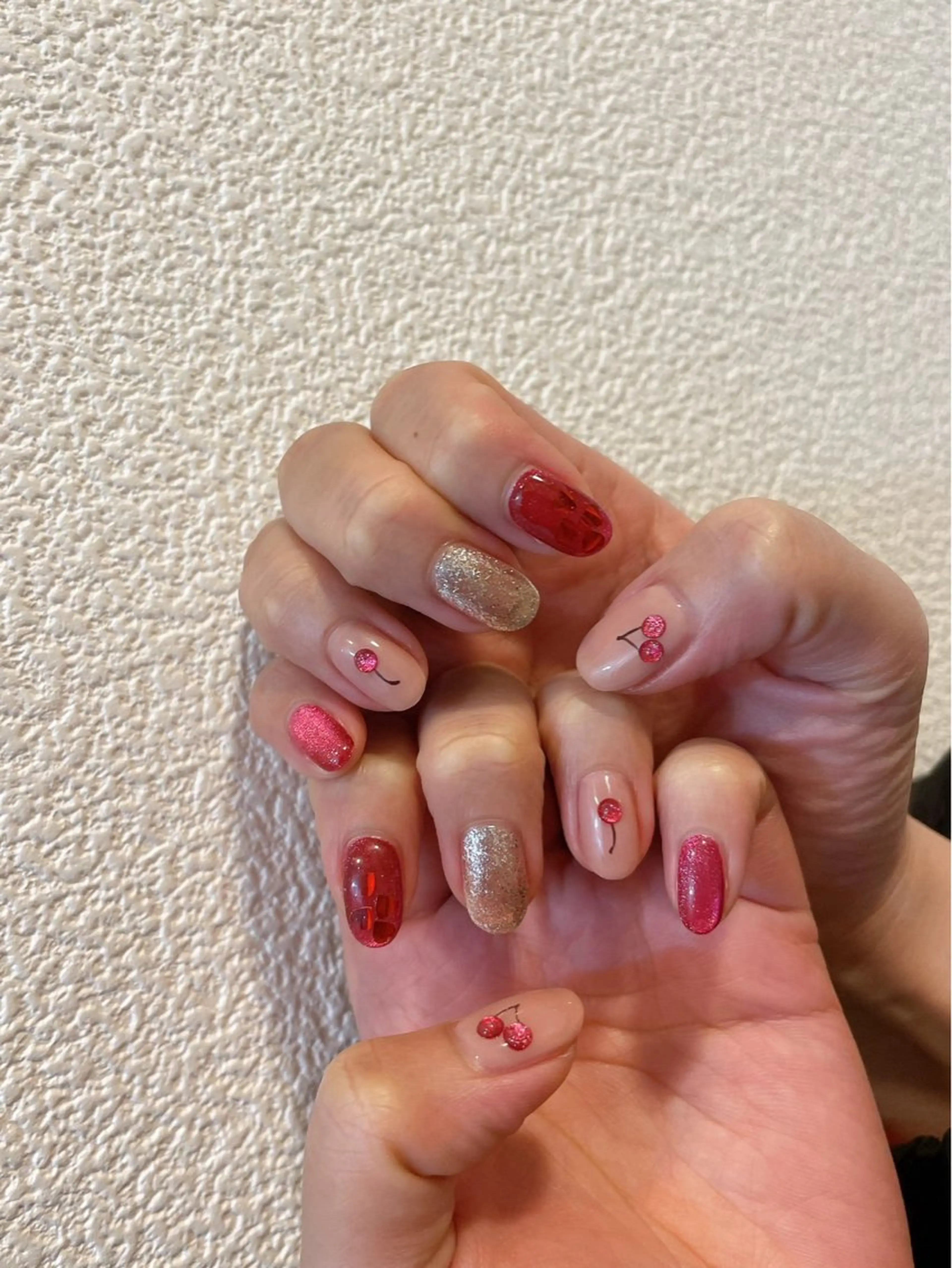ネイル ジェルネイル メンズネイル パラジェル 春ネイル ワンホンネイル kiki nail たまプラーザのネイルデザイン