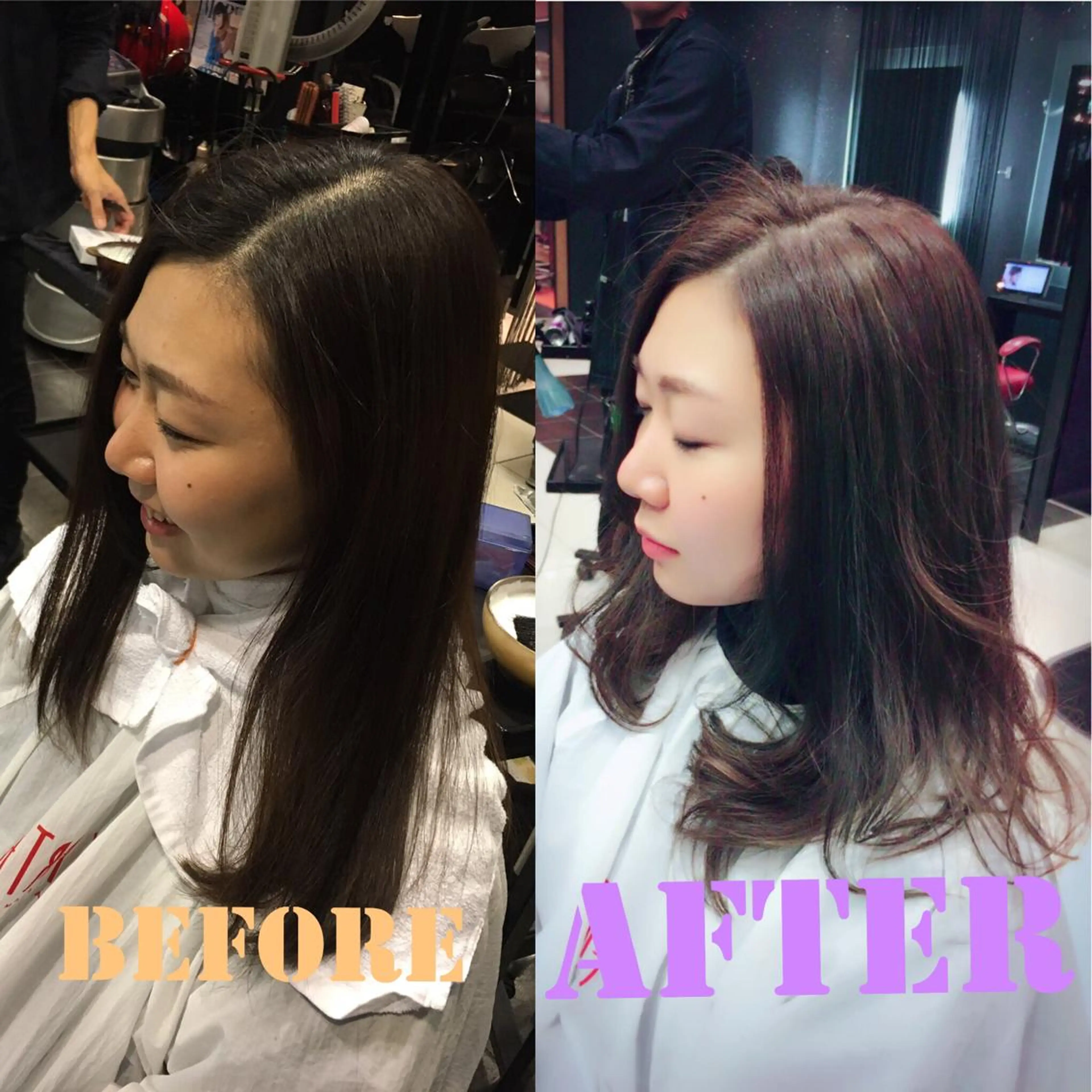 ミディアム カラー パーマ ulu-ウル所属・北川 大輔のヘアスタイル