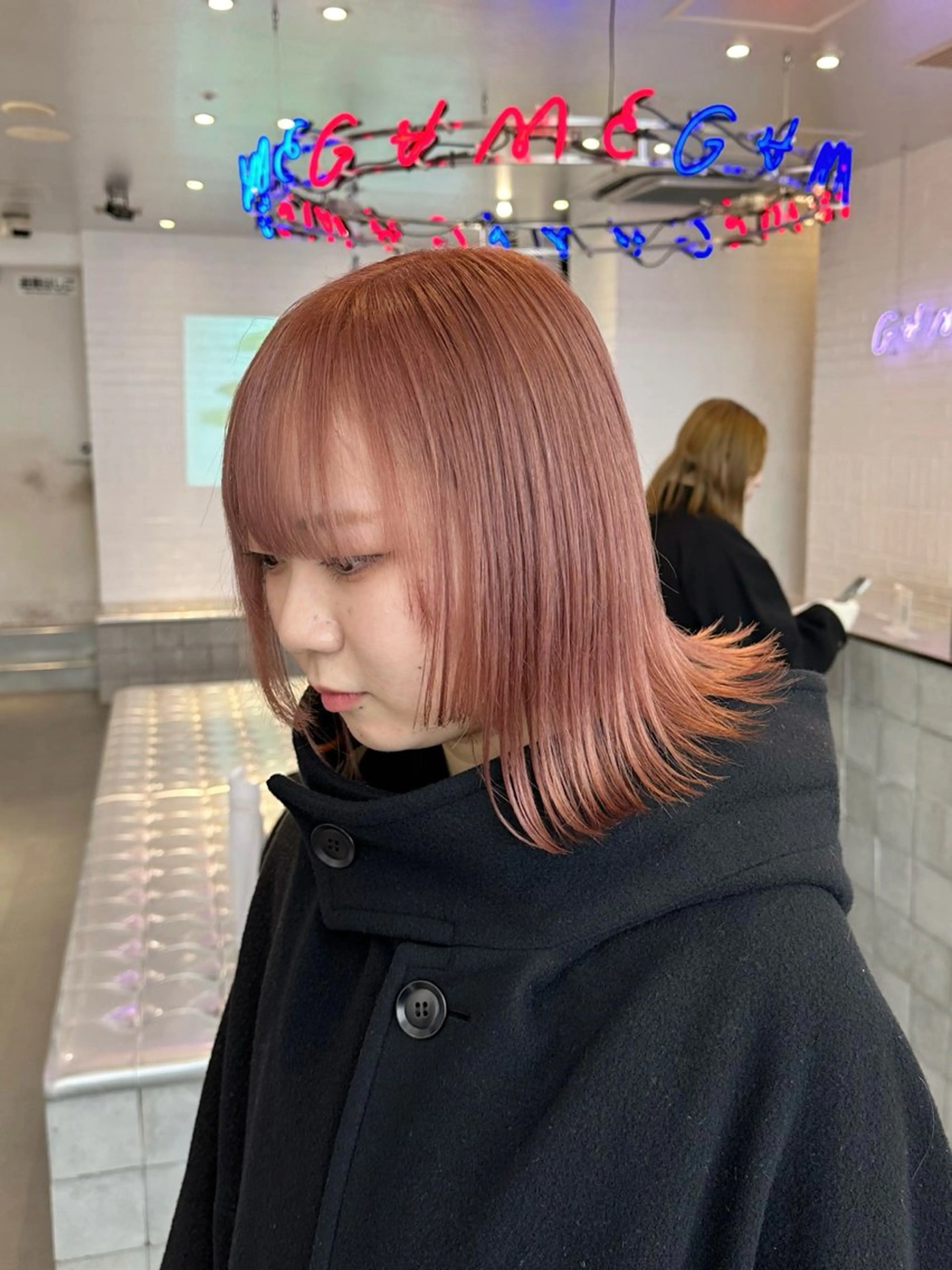 セミロング カラー カット ヘアカラー トリートメント 🌈ベージュ艶髪🌈 ボブ/ユウトのヘアスタイル