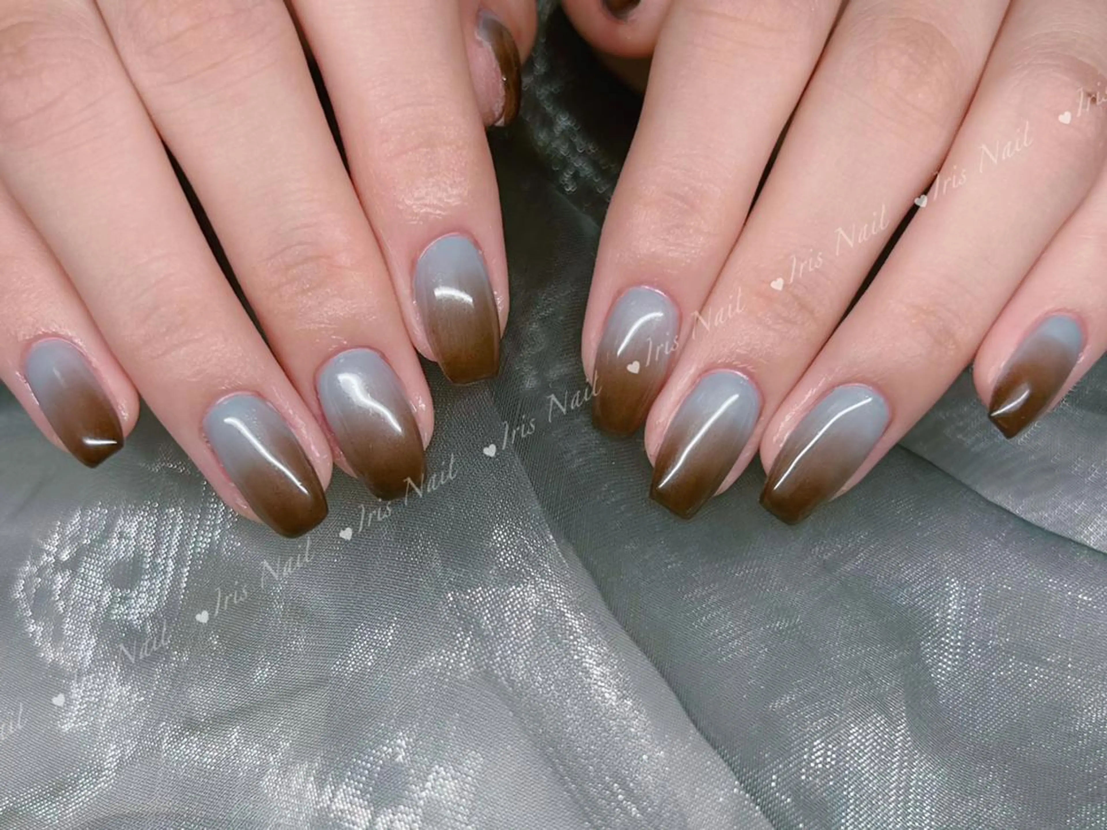 ネイル グラデーション ハンドネイル ハンドケア IRIS NAIL大塚のネイルデザイン