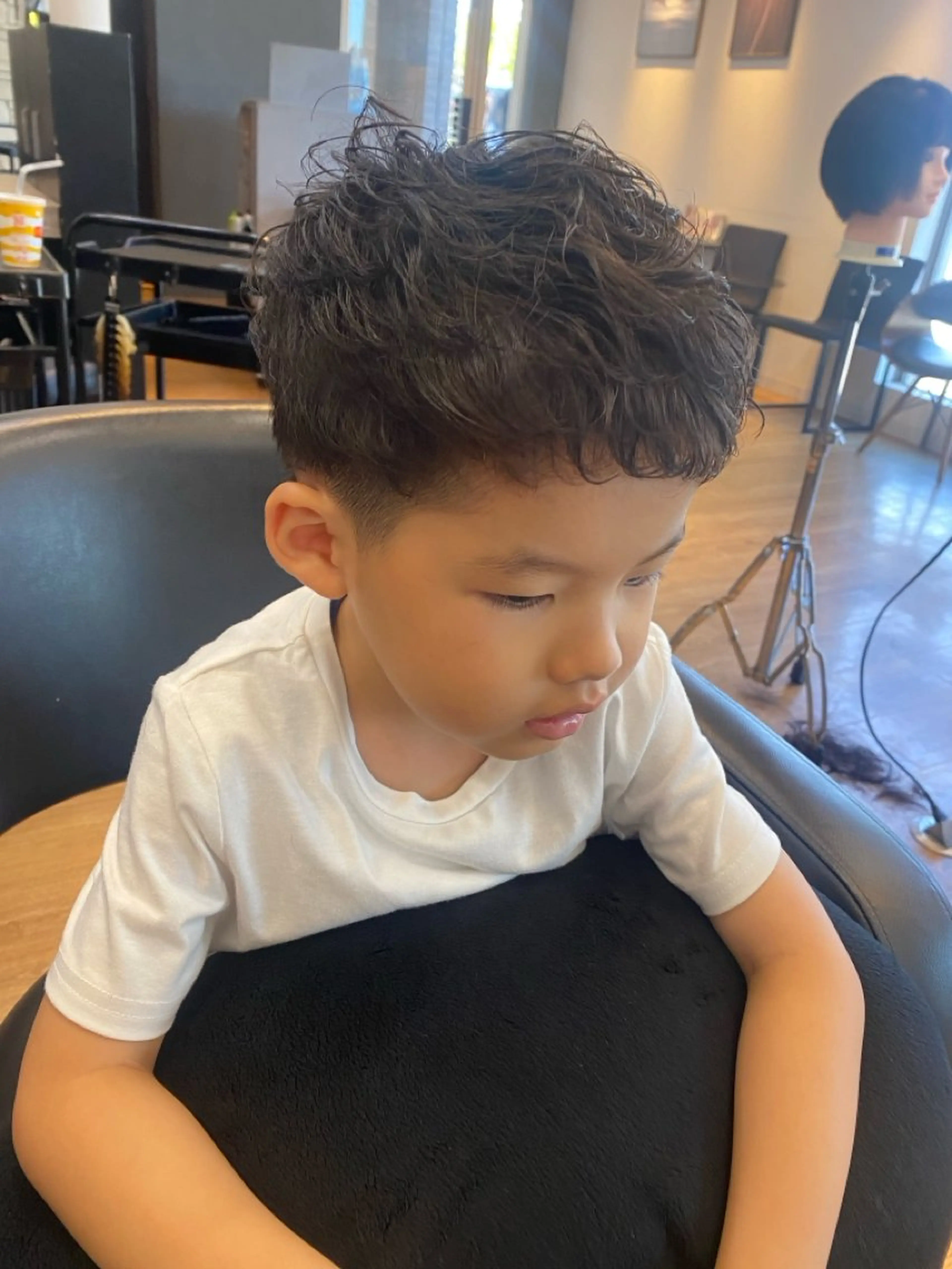 キッズカット＋キッズパーマ🧑🏼‍🦱の写真