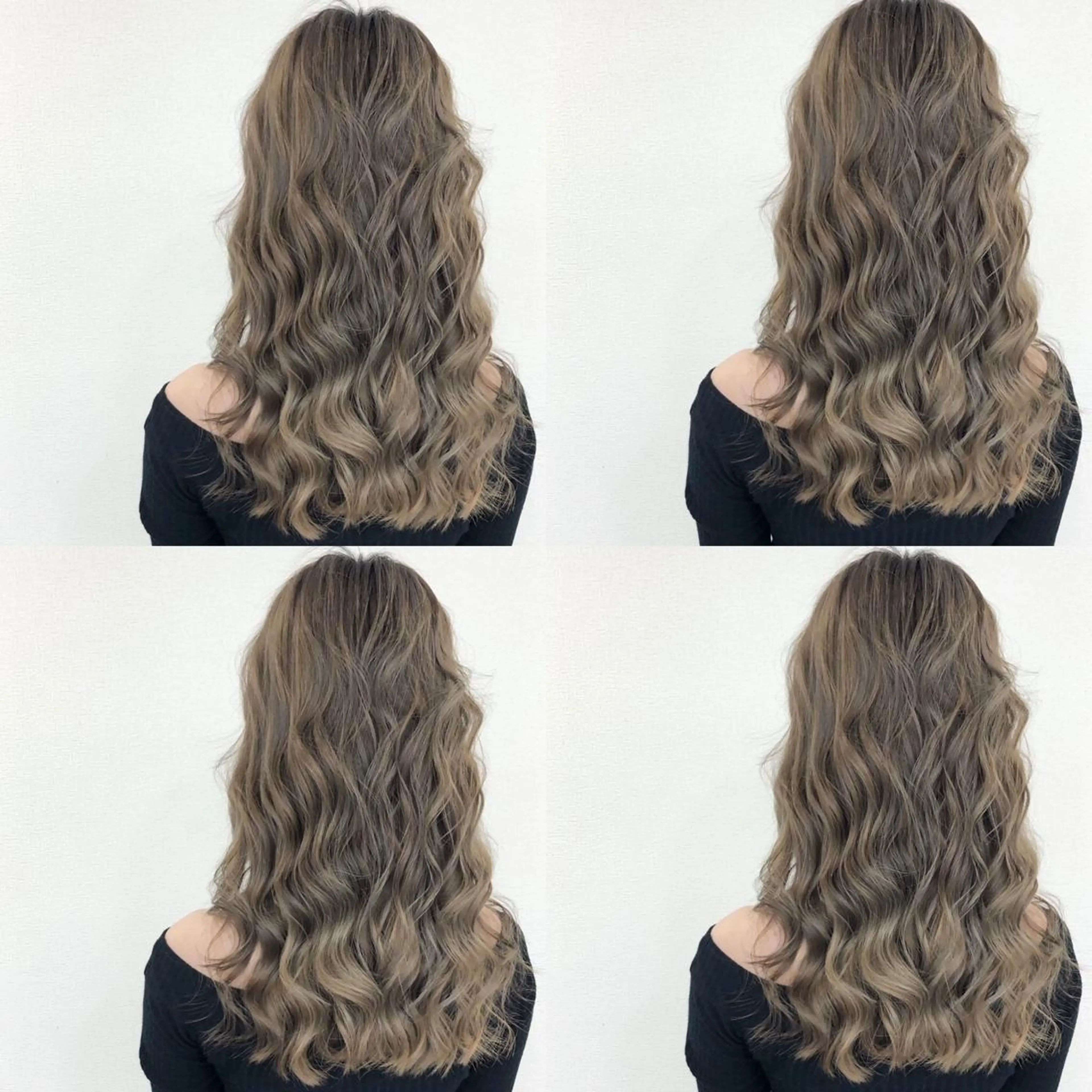 ロング カラー ヘアカラー Hanna by W_SALONのヘアスタイル