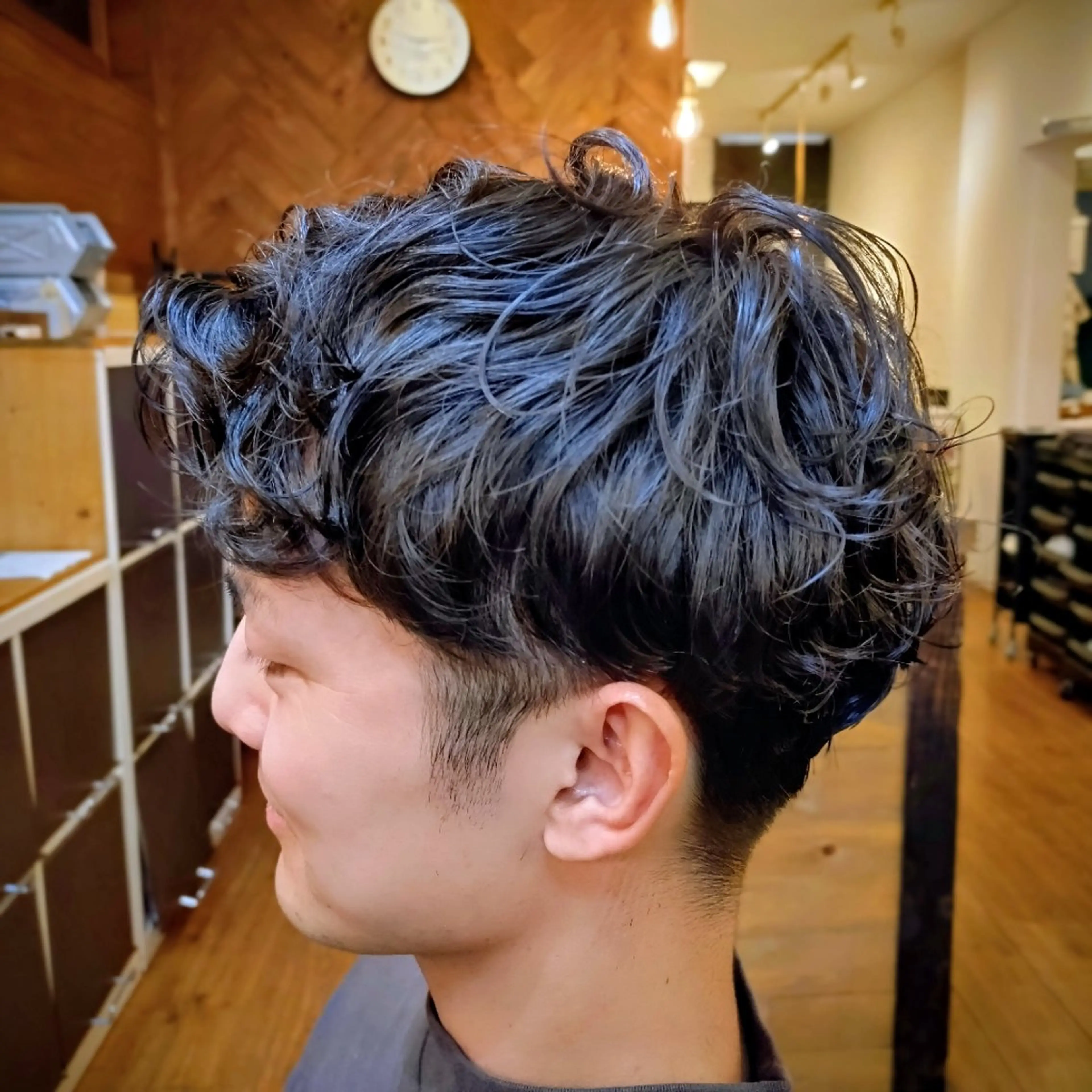 ショート パーマ くせ毛 パーマ 埼玉久喜/ハイトーン デザインカラーRYOのヘアスタイル