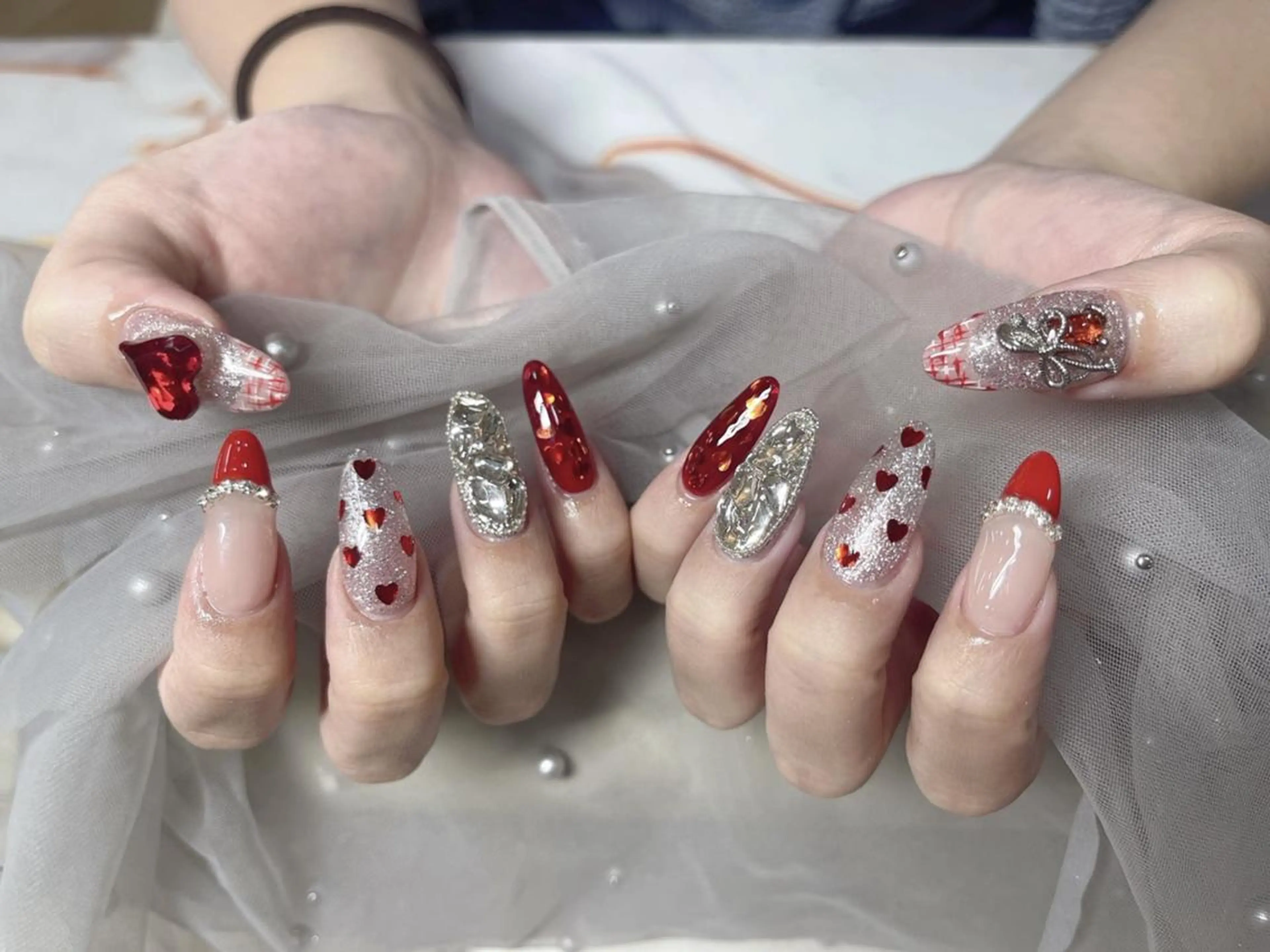 ネイル アートネイル 持ち込み スカルプネイル ネイルチップ 🍒パリジェンヌパー マ/ワンホン専門🍒のマツエク・マツパデザイン