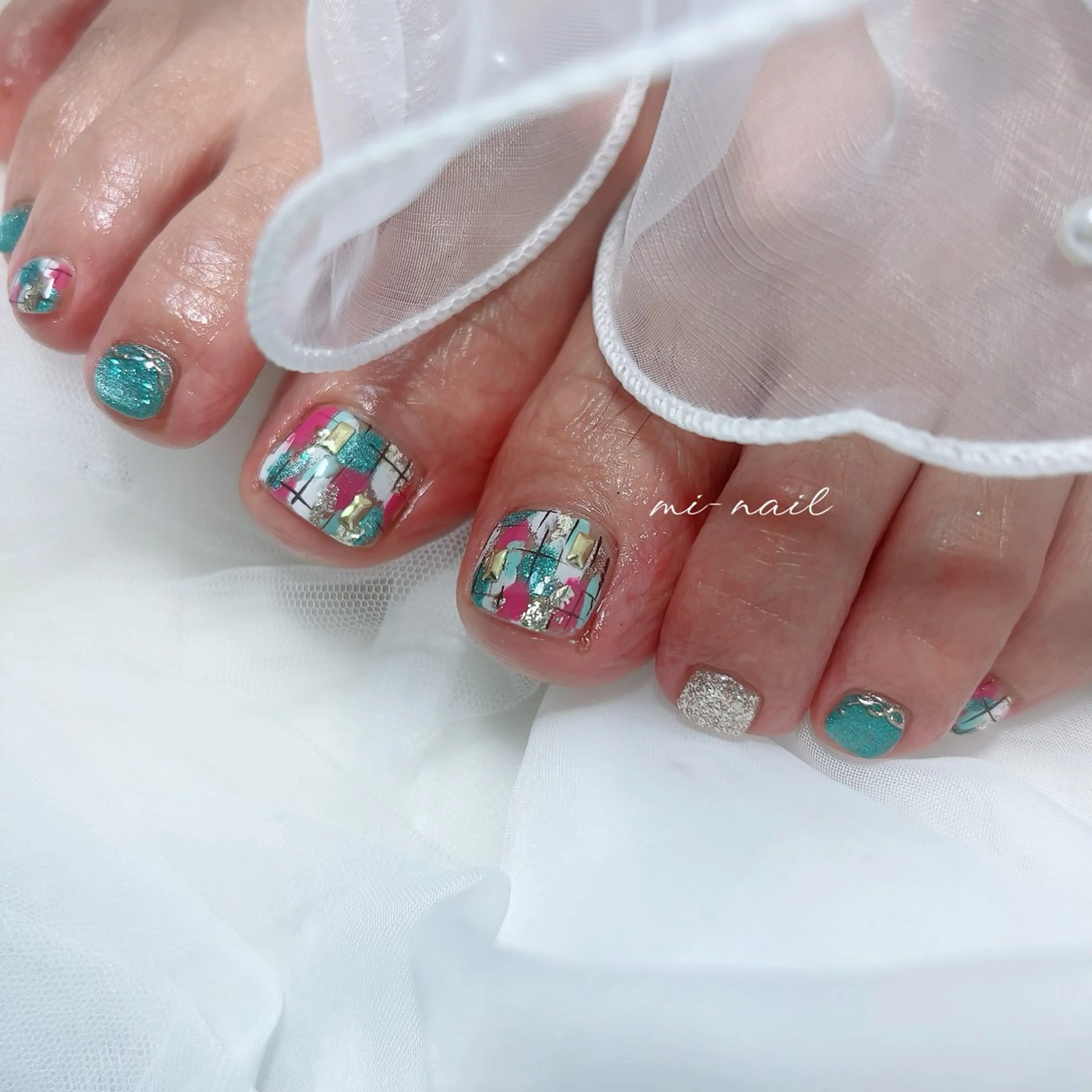 ネイル フットネイル ..mi_nail..所属・..mi-nail ..のネイルデザイン