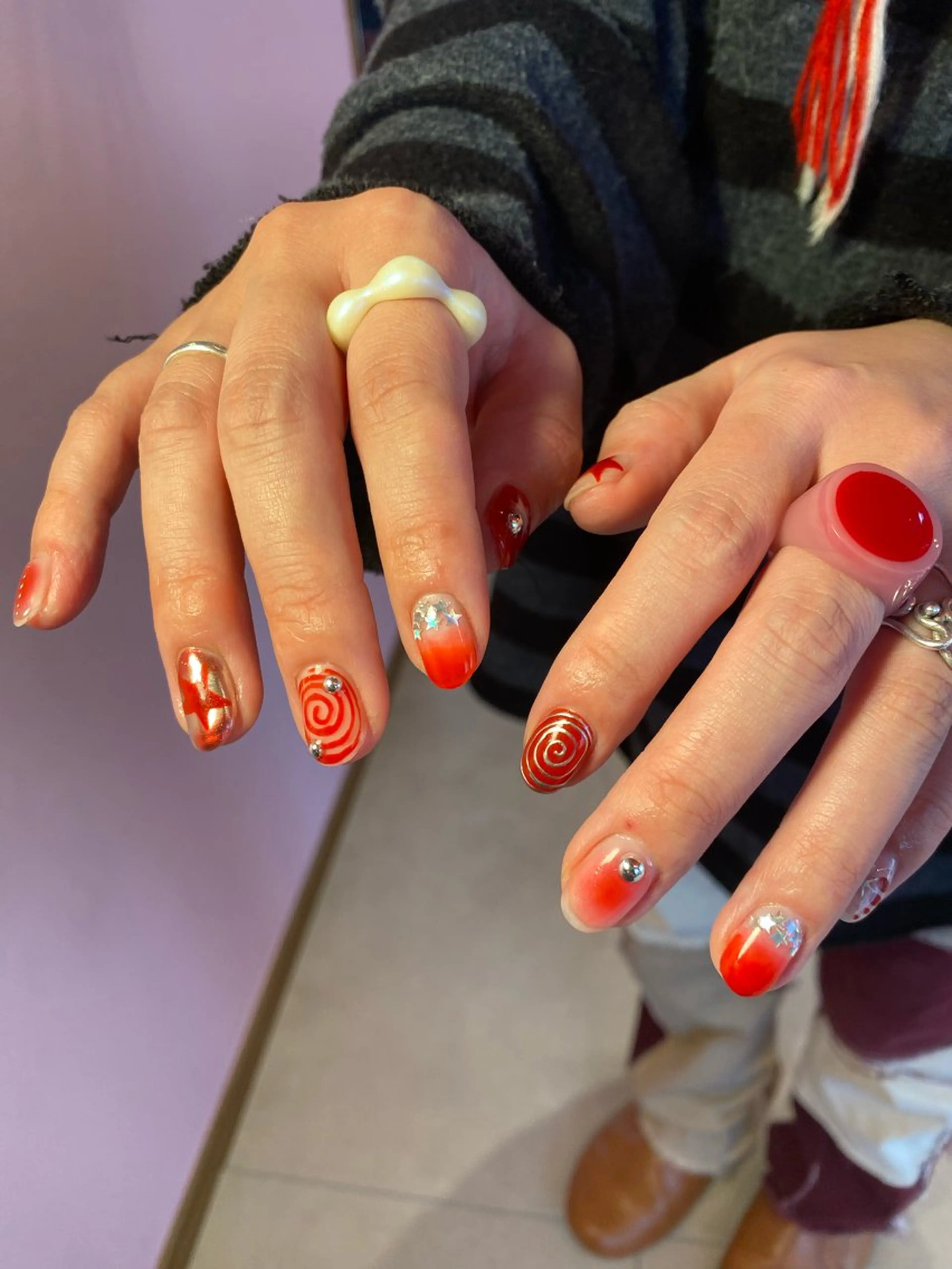 ネイル ハンドネイル NICO nail　三軒茶屋店　ネイル＆アイラッシュ所属・oichan 𖦹°‧のネイルデザイン