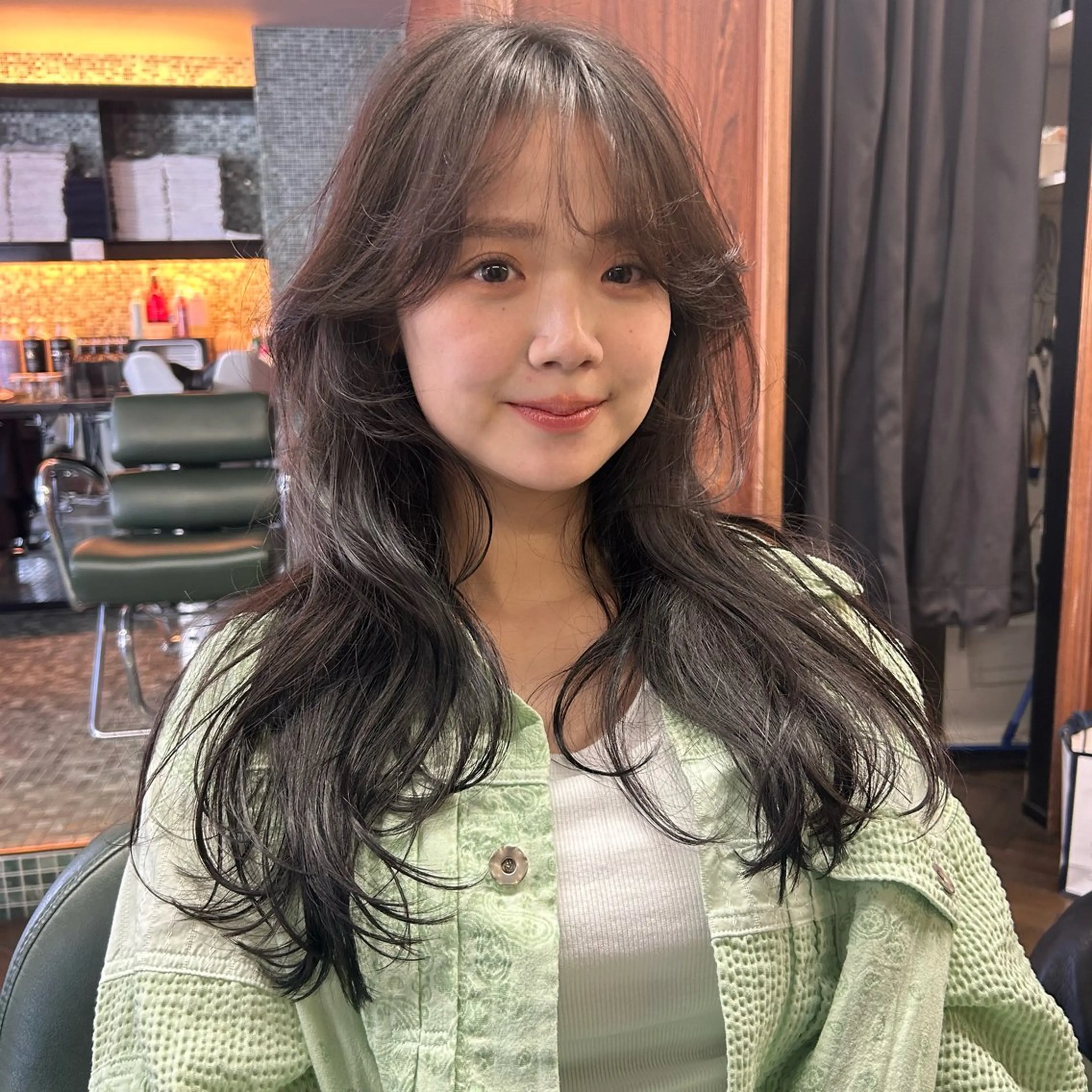 ロング カラー mi yuのヘアスタイル