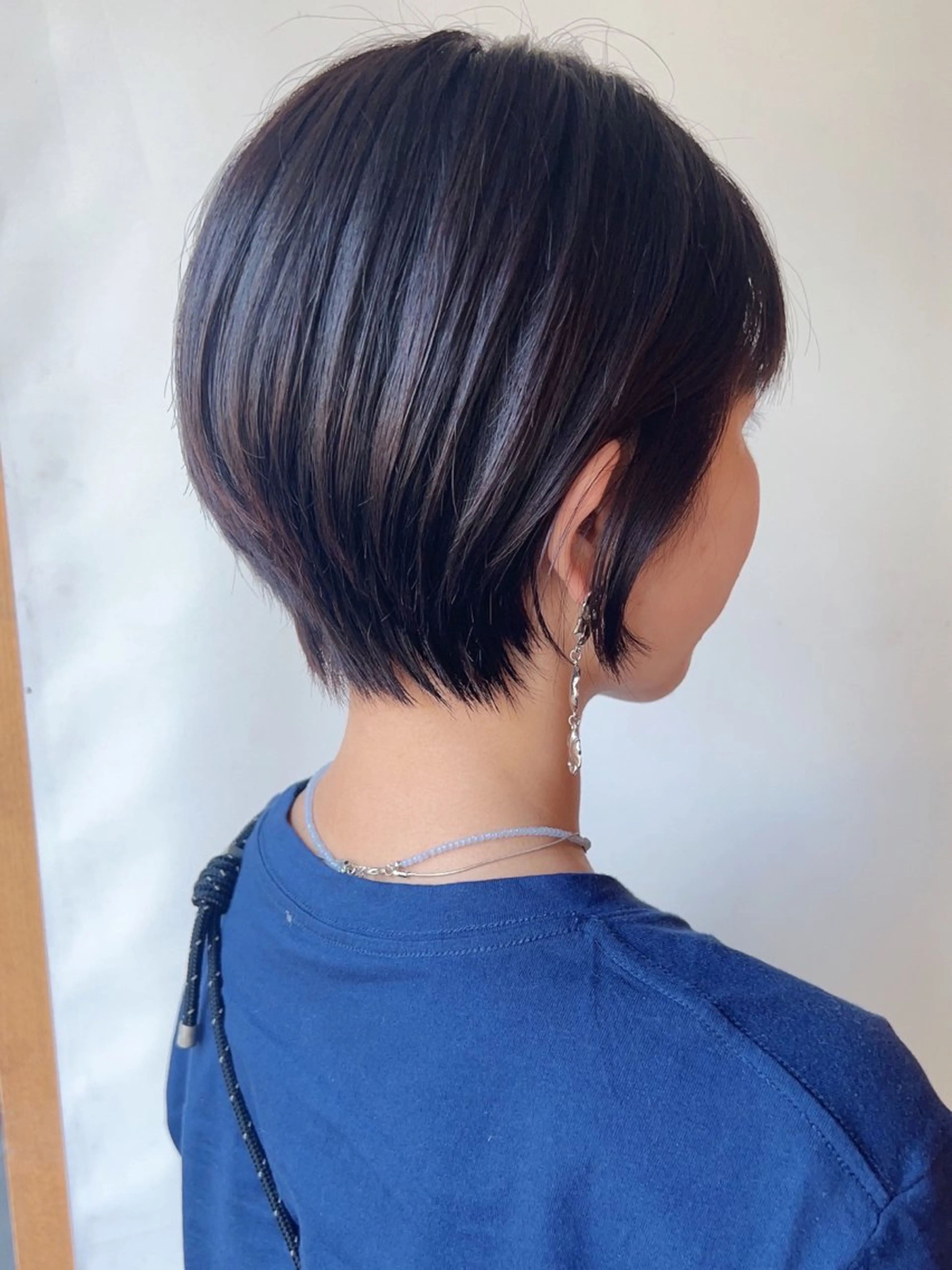 ショート 似合わせカット morio from london所属・松岡彩華 ボブ /グレージュのヘアスタイル