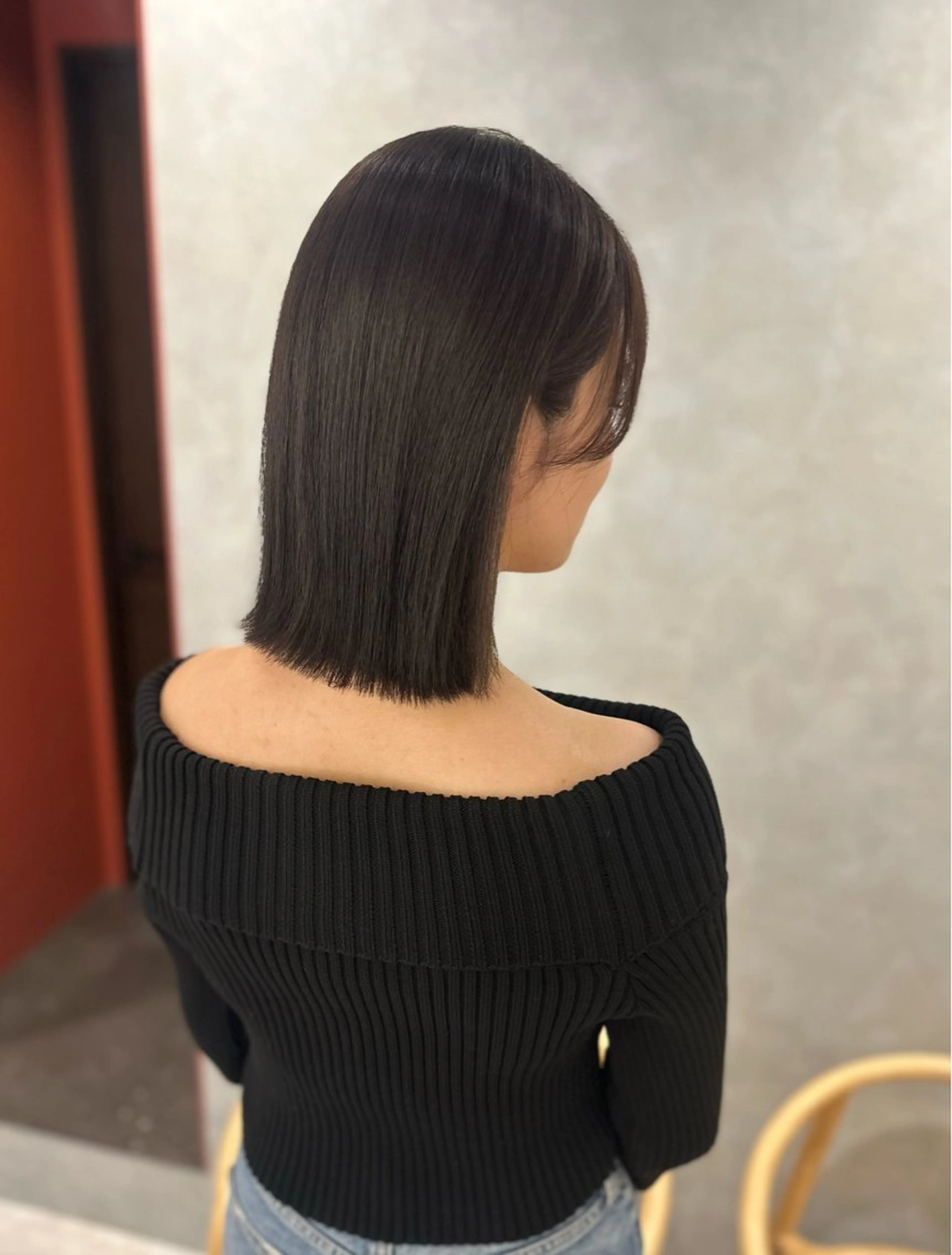ミディアム 縮毛矯正 トリートメント ubu share salon所属・鈴村緋女／ヘアセット ／耳ツボジュエリーのヘアスタイル
