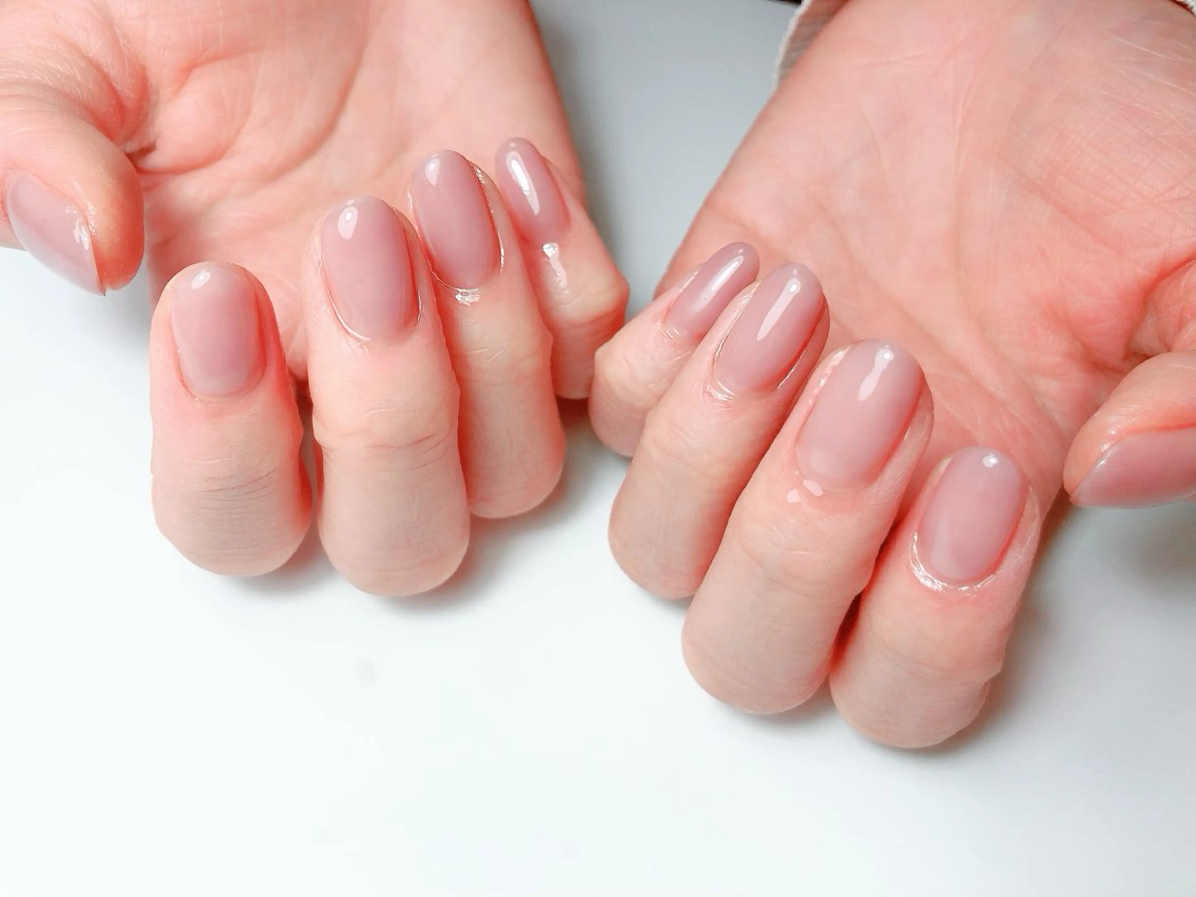 ネイル ワンカラーネイル ピンク atelier in bloomのネイルデザイン