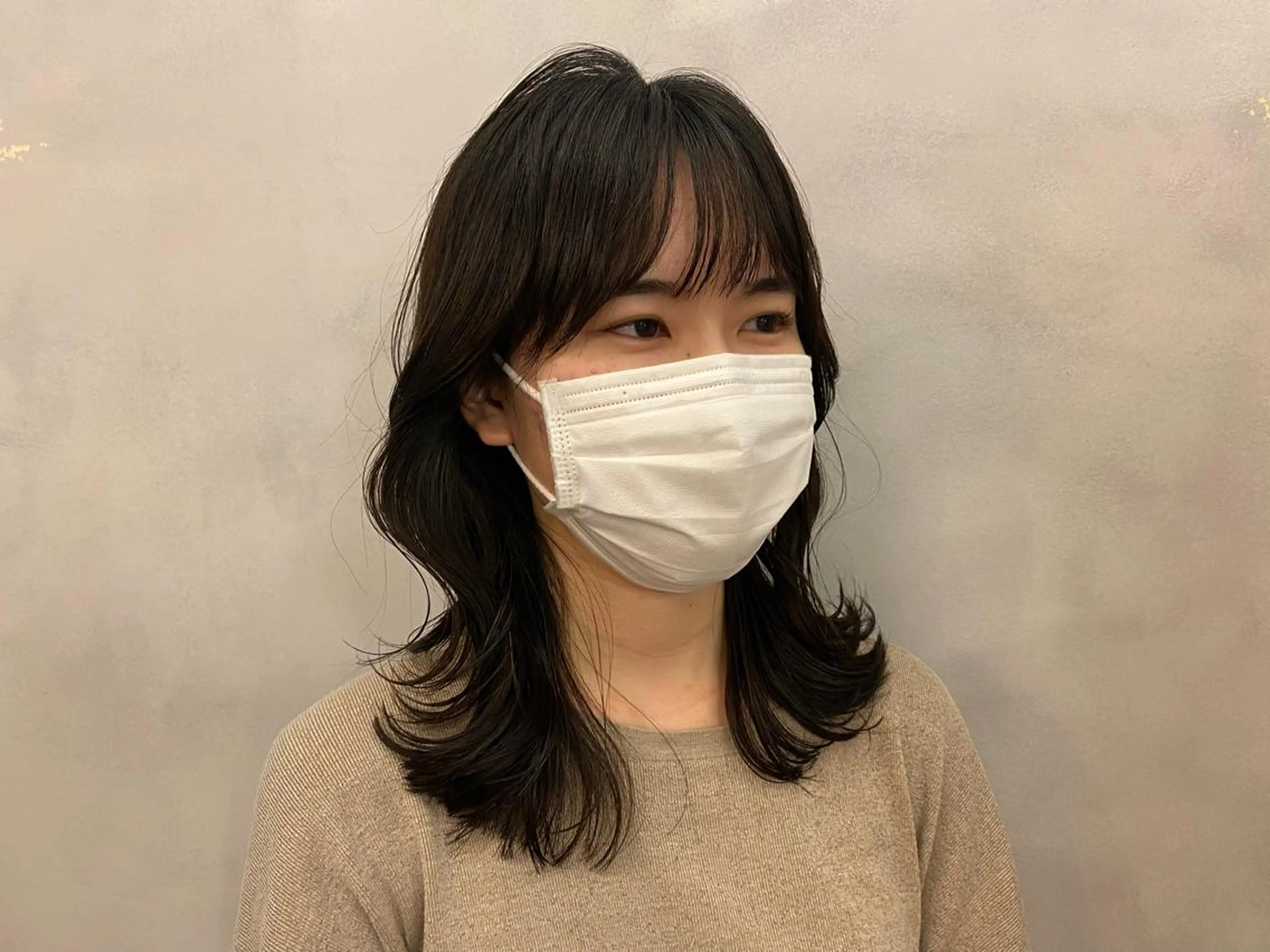 ミディアム 韓国風ヘア 🌟ショート/シ ョートボブ/岡田🌟のヘアスタイル