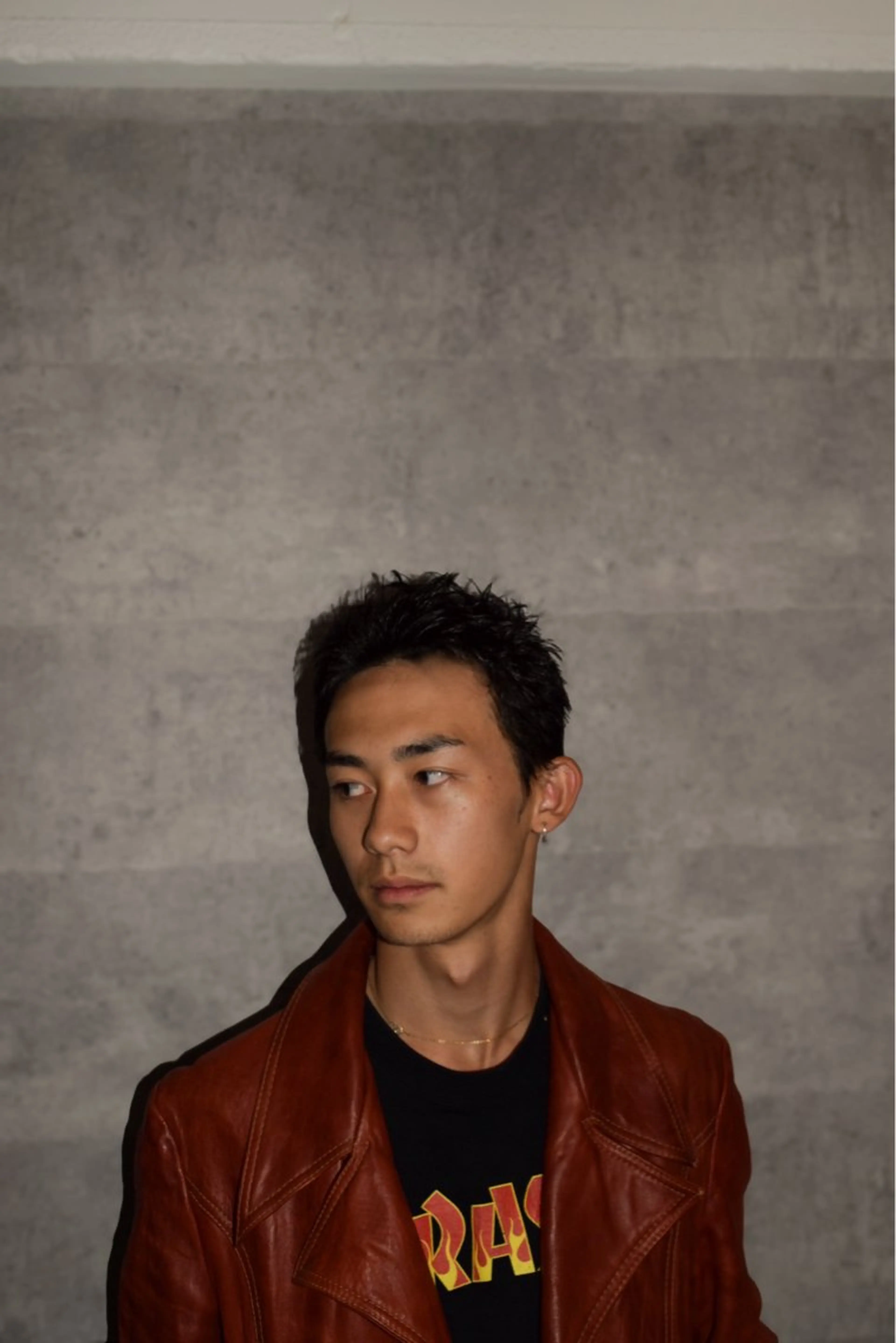 ショート パーマ メンズ カット grow hair works tokyo所属・葛西/barber/ 相山琉磨のヘアスタイル