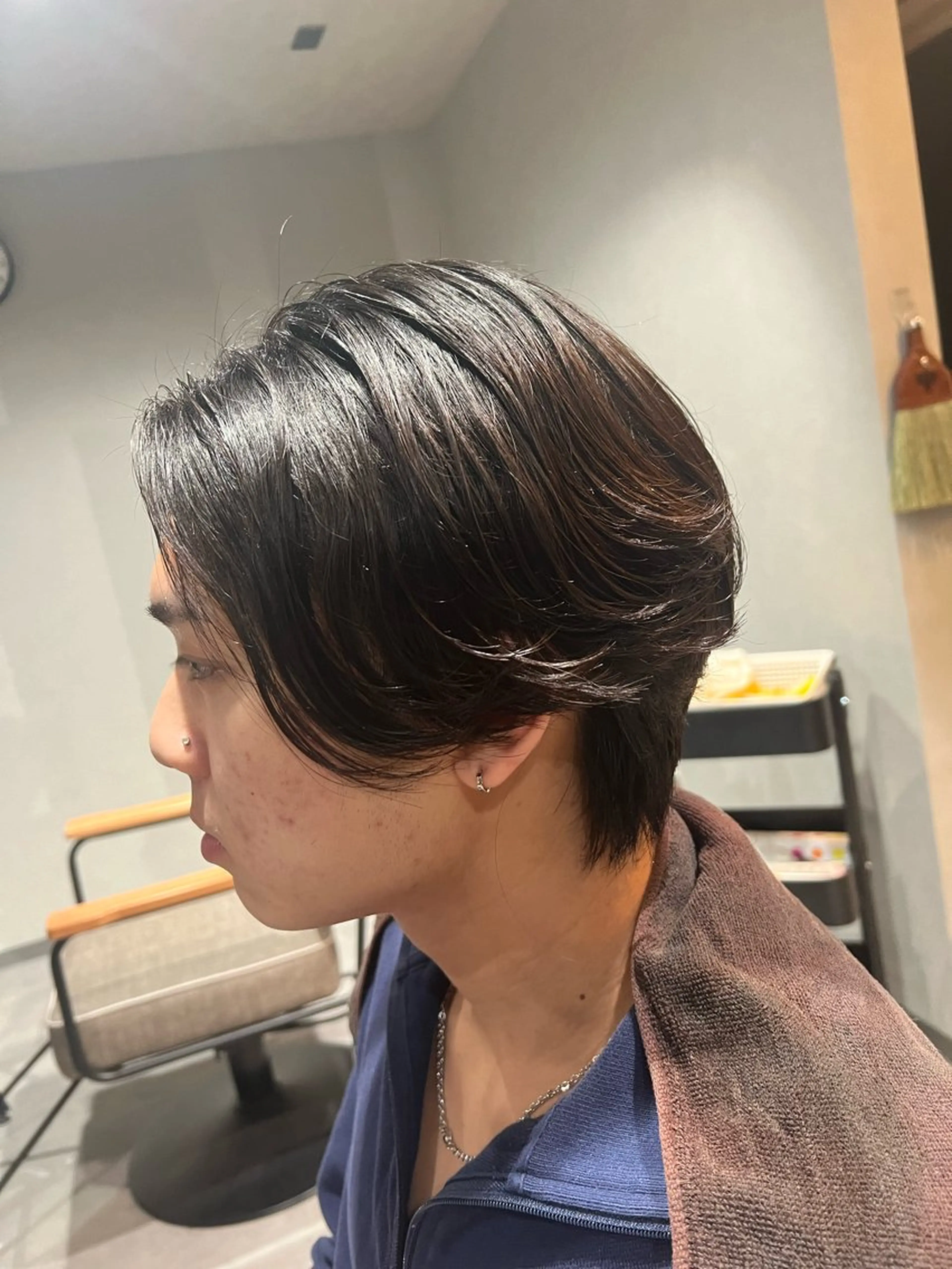 ミディアム ミディアムパーマ Swell 柏店所属・菅谷 樹汰のヘアスタイル