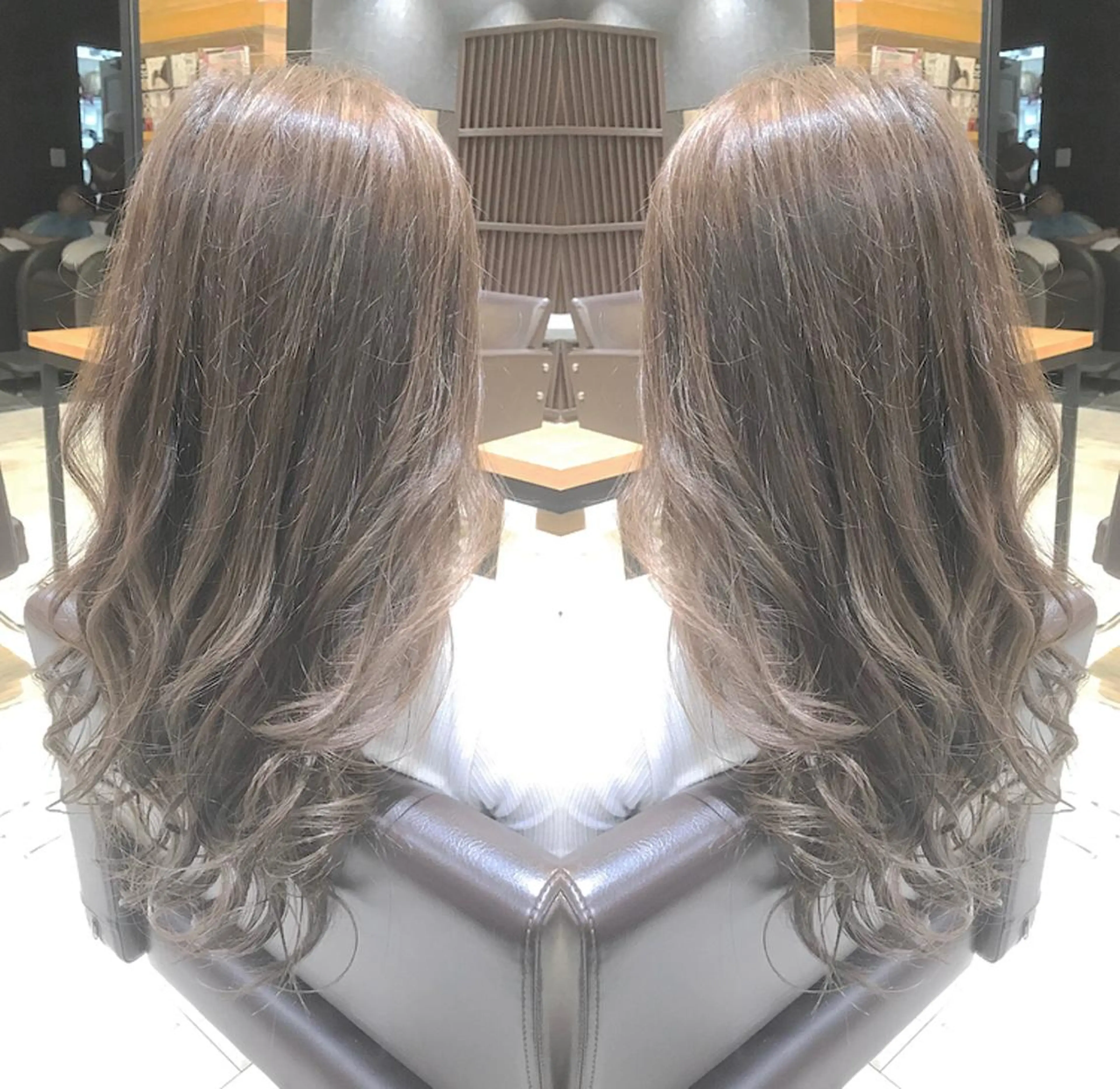 ロング カラー パーマ ヘアアレンジ メンズ キッズ ネイル マツエク・マツパ MODEK's西宮店 マネージャー神道有基のヘアスタイル