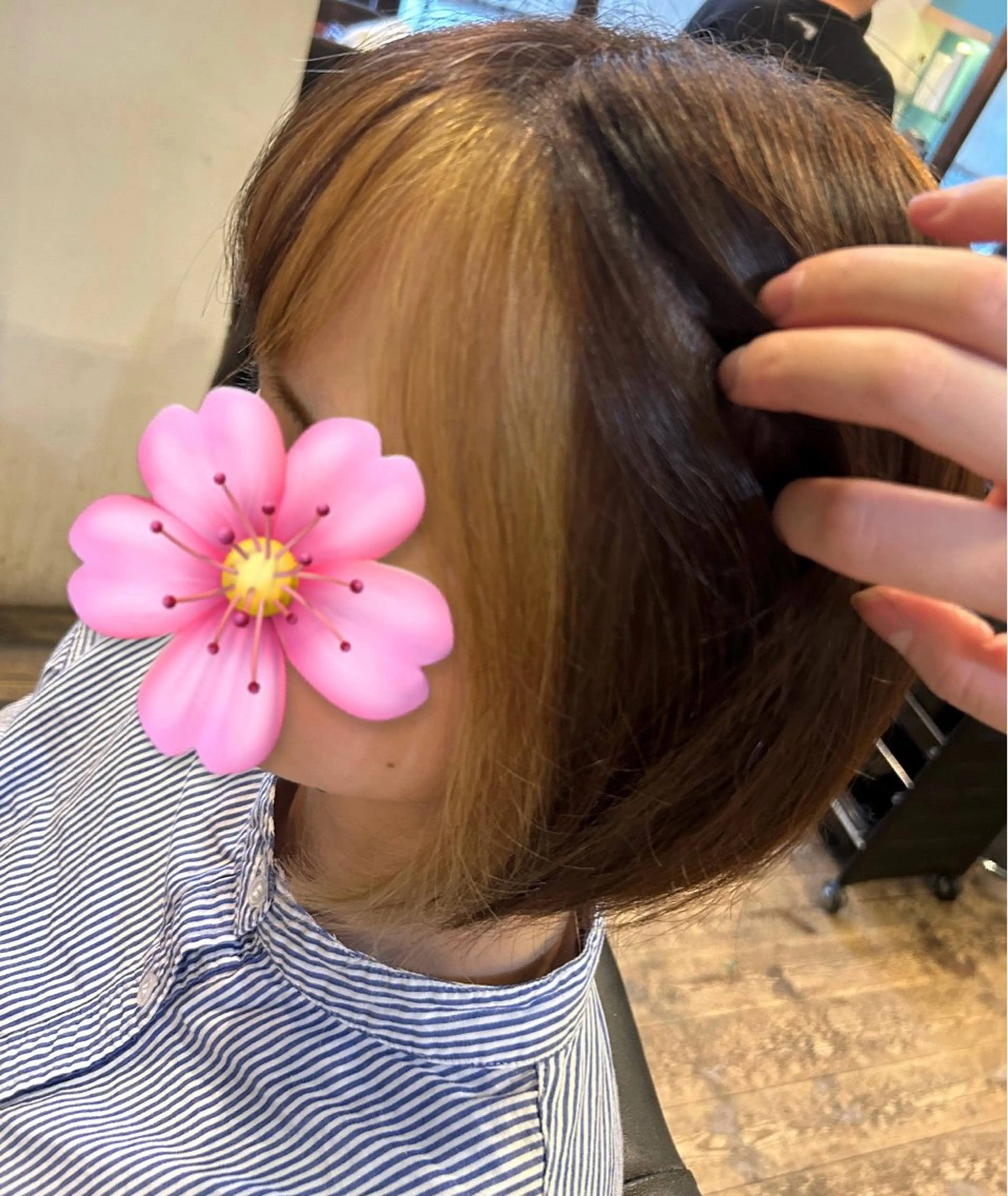 ショート ミストバング 顔周りカット 谷 未来美のヘアスタイル