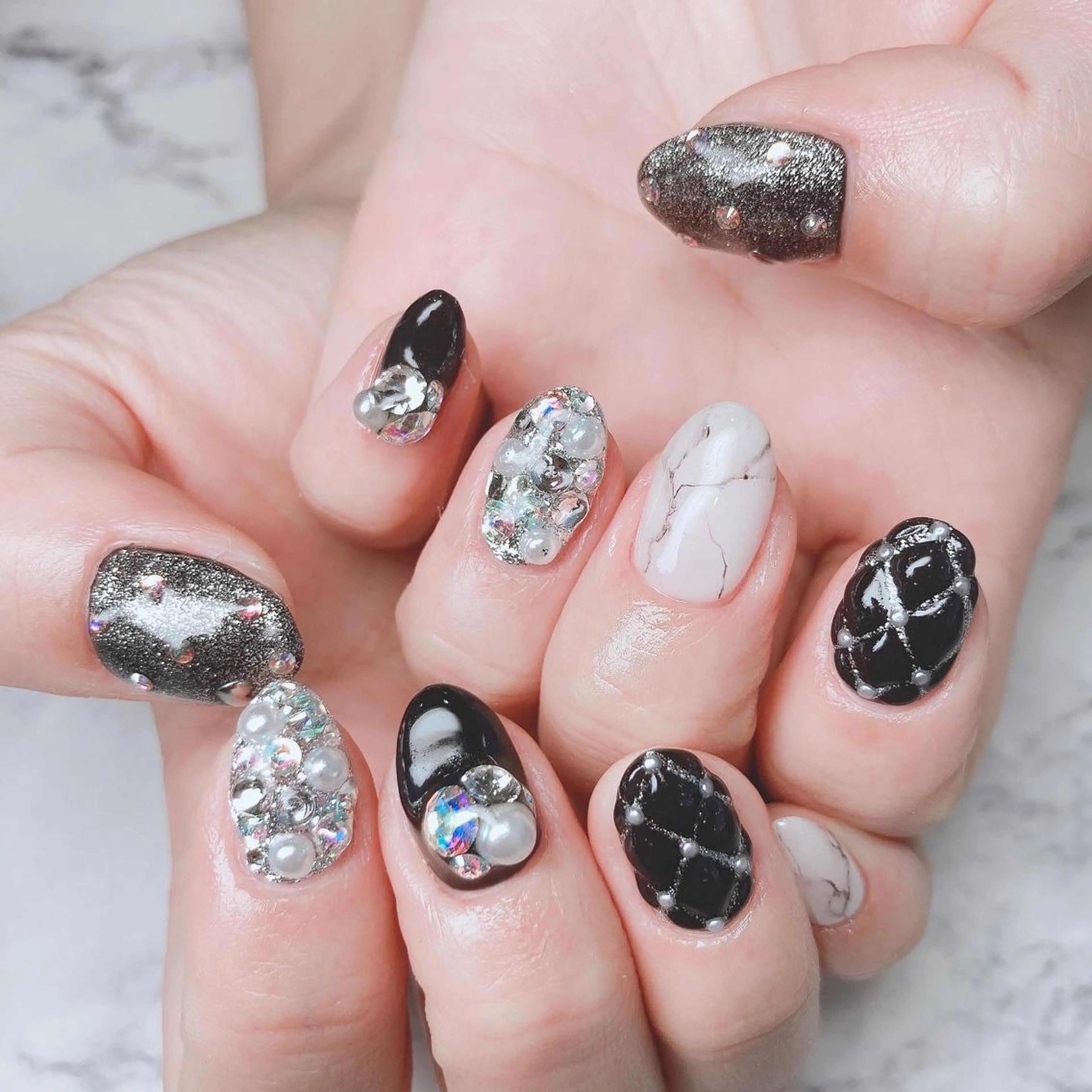 ネイル 大理石ネイル(マーブル) Nail salon  Stella所属・Nail salon Stellaのネイルデザイン