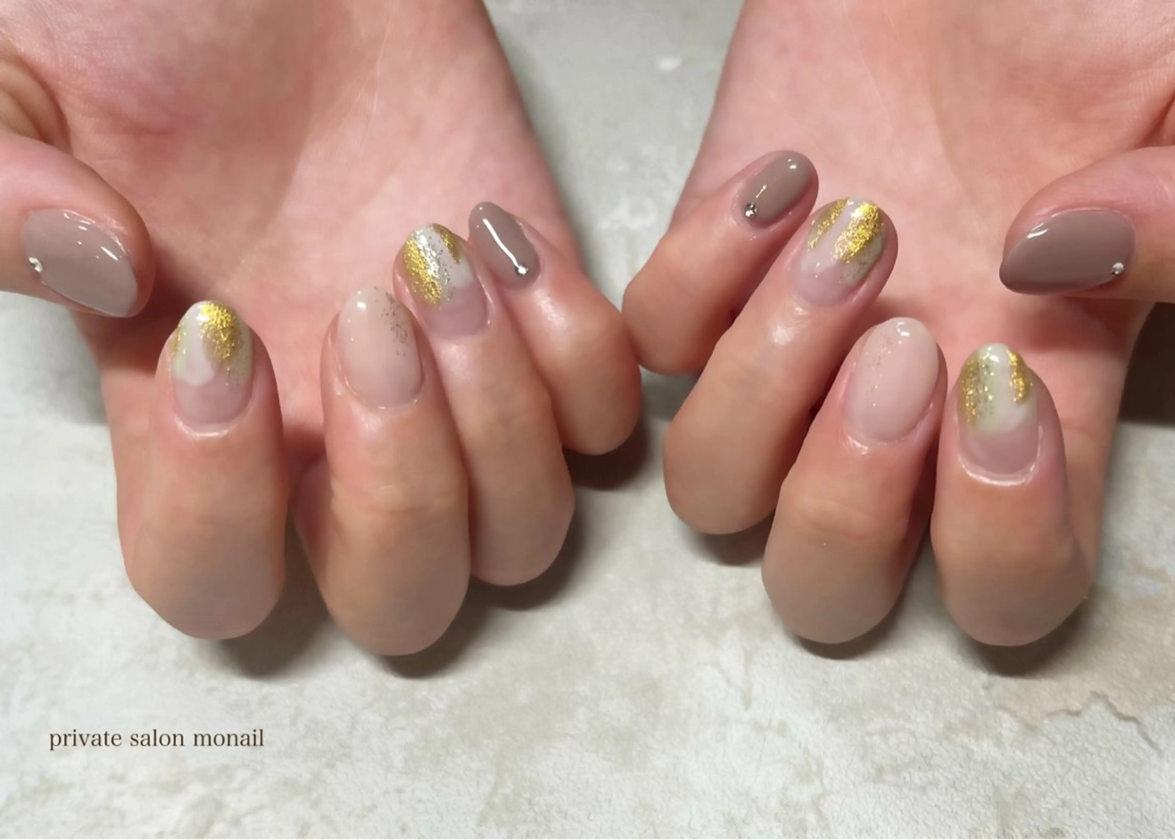ネイル アートネイル オフィスネイル ハンドネイル private nail monail所属・nail salon monailのネイルデザイン