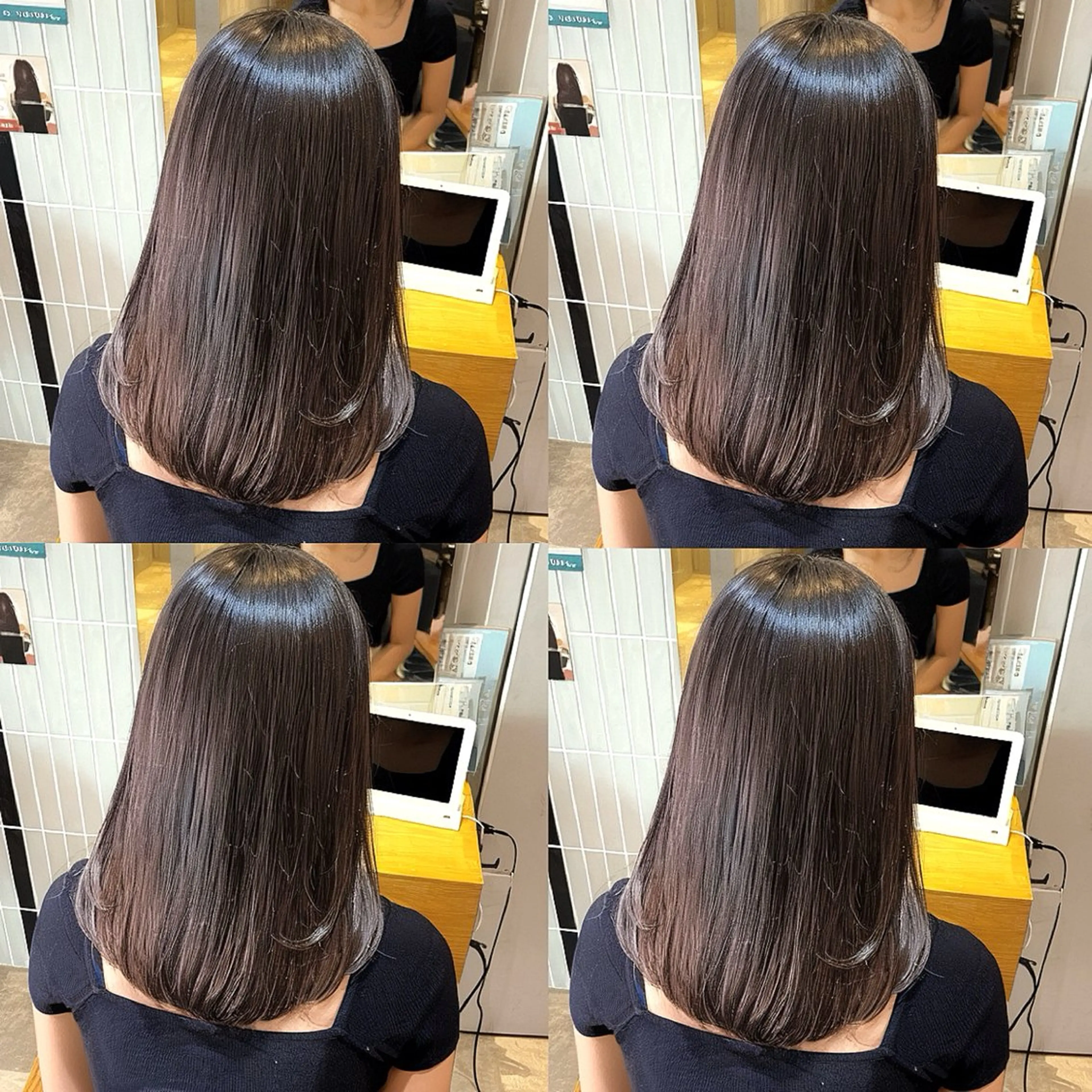 ミディアム カラー 透明感カラー 髪質改善 レイヤーカット トリートメント カット ヘアカラー トリートメント ヘアセット ラフィスヘアードープ所属・レイヤーと透明感の アユカ🫒オリーブのヘアスタイル
