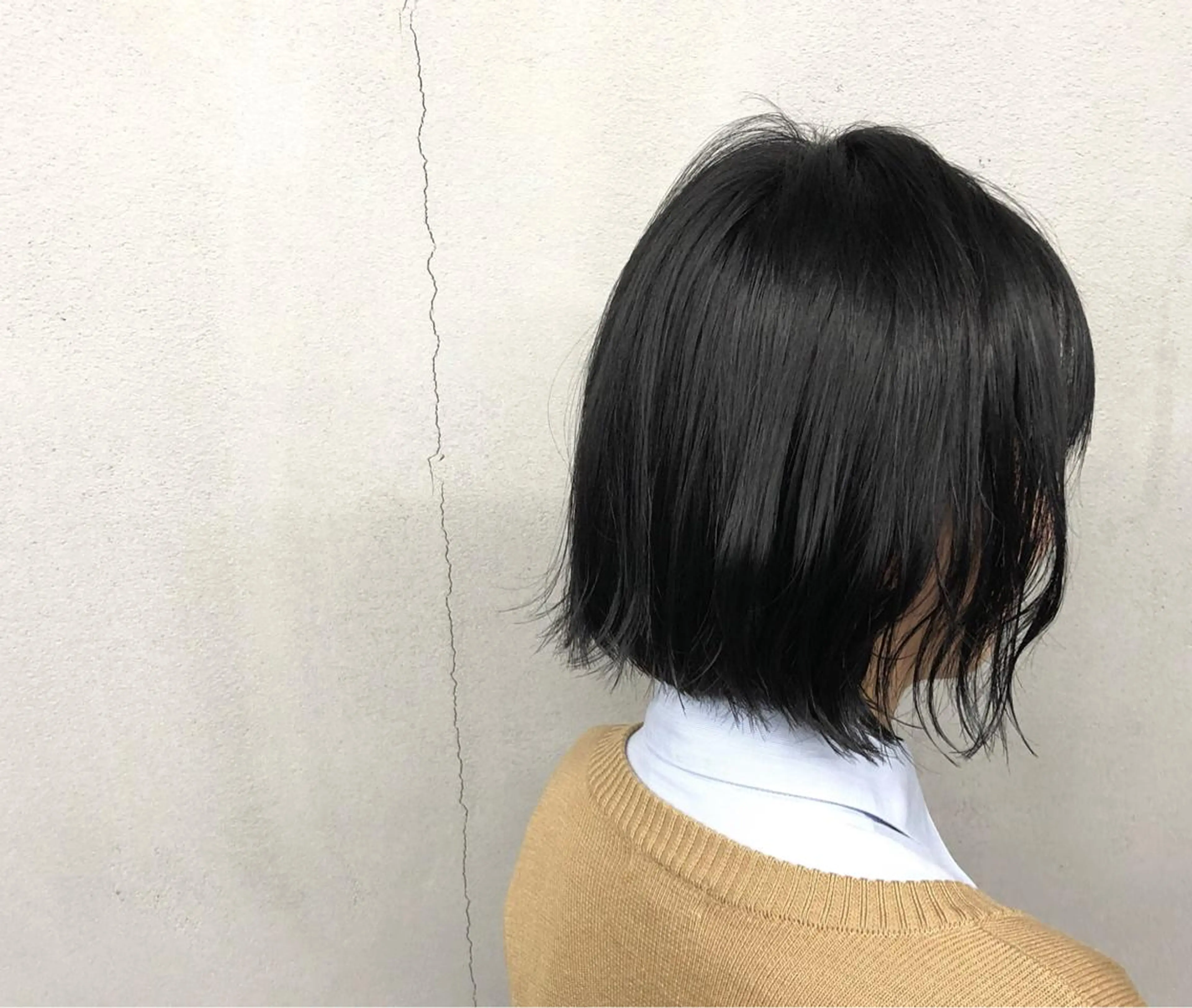 ショート カラー 切りっぱなしボブ ボブ カット ヘアカラー ボブ/ショート/ 白髪染め/メンズ葛西のヘアスタイル