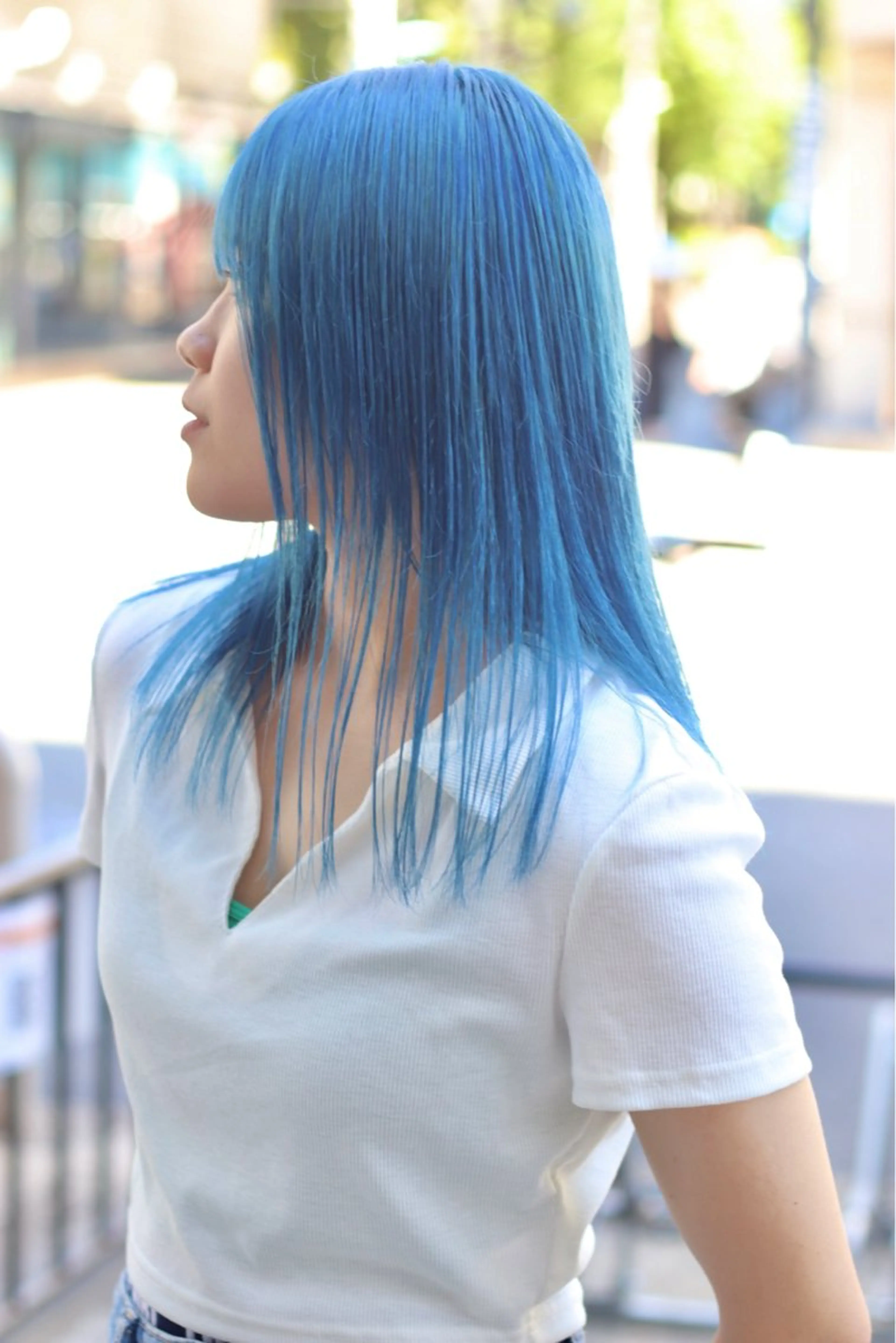 カラー ブルーカラー ハイトーンカラー Joh/メンズカット /レイヤー/ブリーチのヘアスタイル