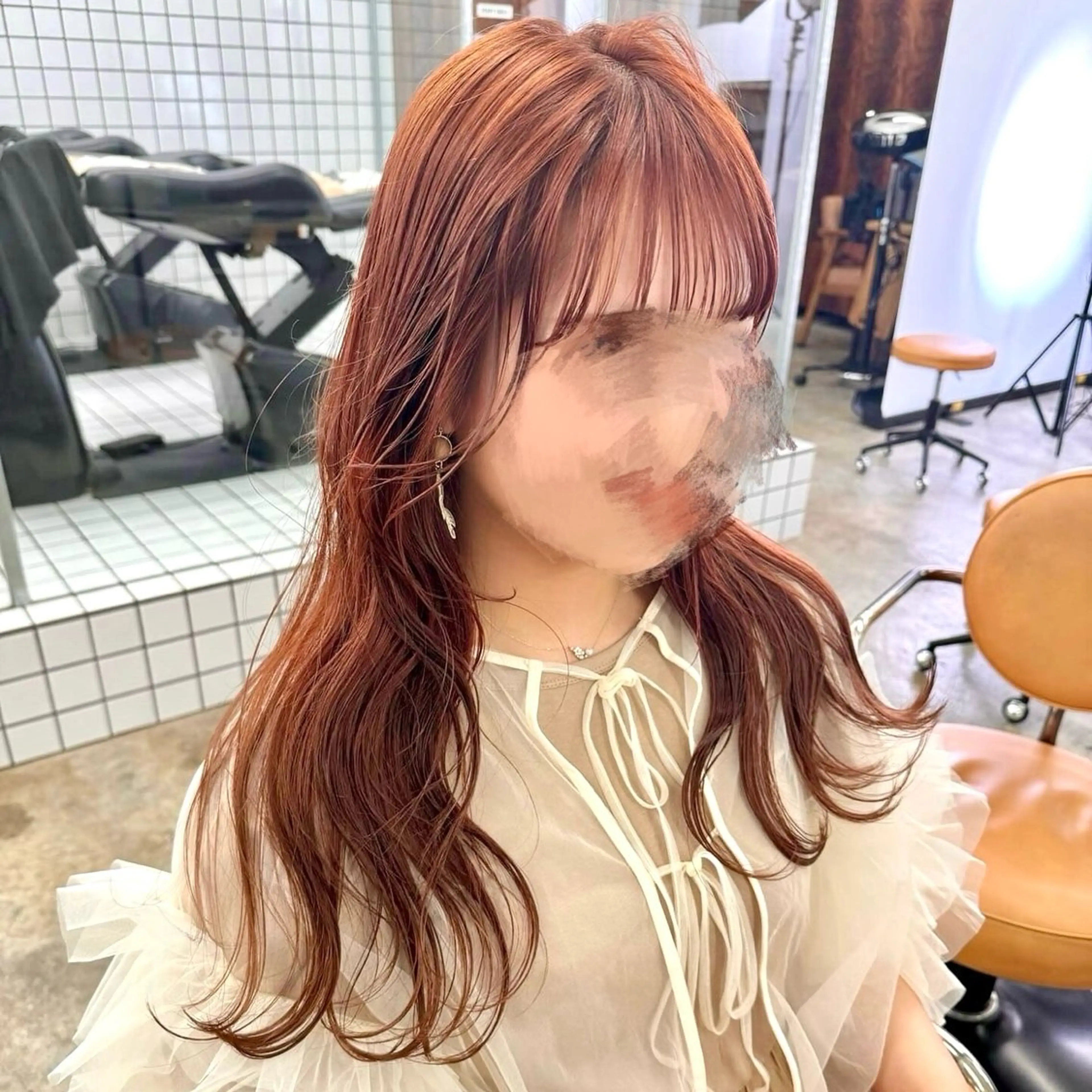 カラー 透明感カラー 毎日を笑顔に☘️ 大人カラー/星愛のヘアスタイル