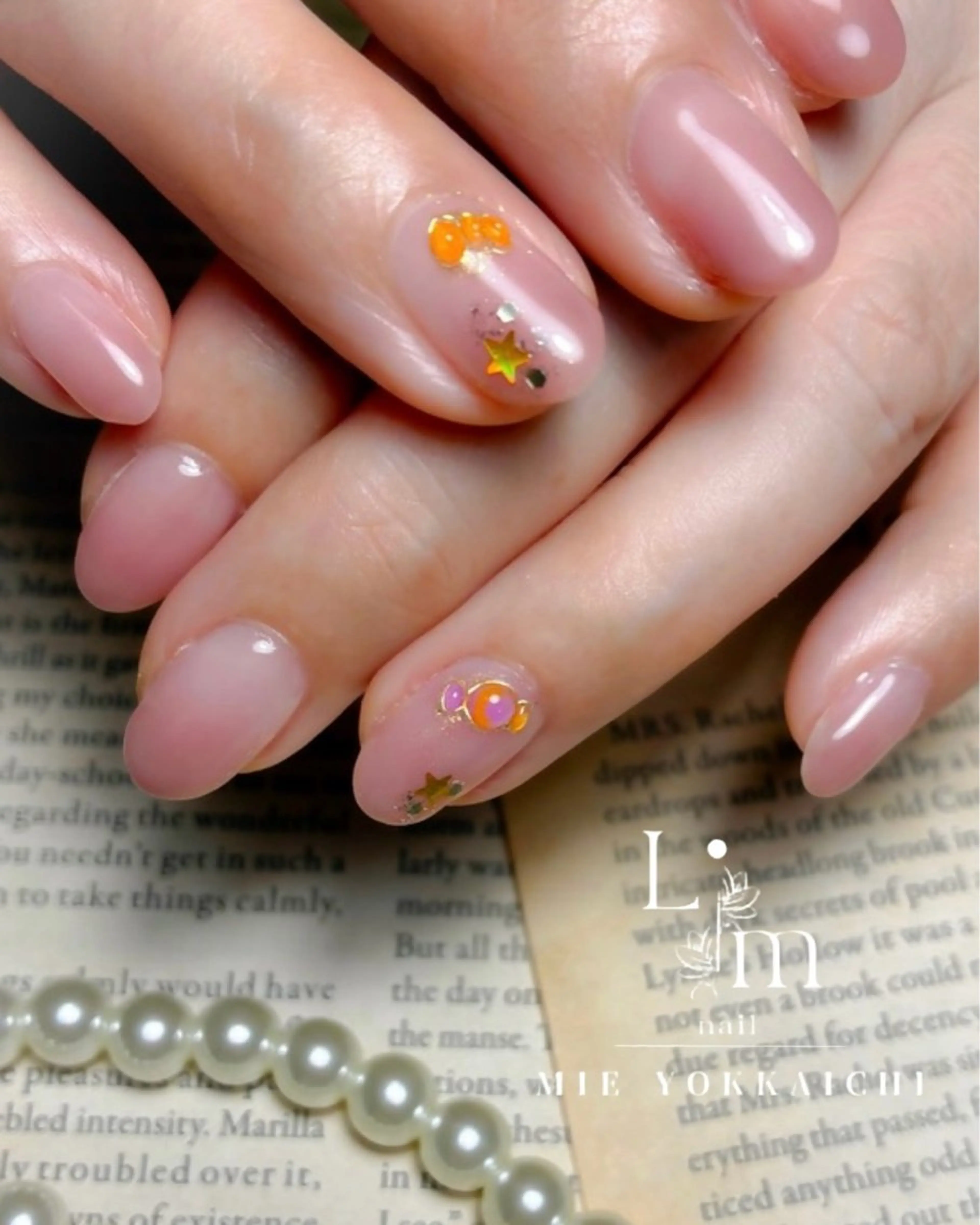 ネイル アートネイル ハロウィン Li.m nail リム ネイルのネイルデザイン